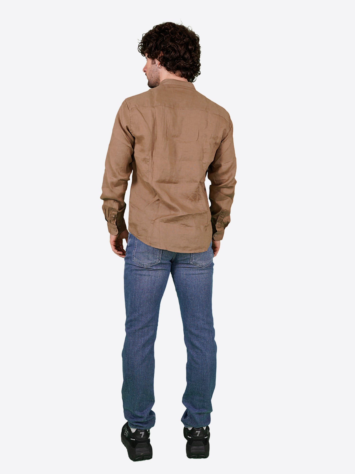 Camicia GIANNI LUPO da Uomo - beige GL7620S-26CAMEL