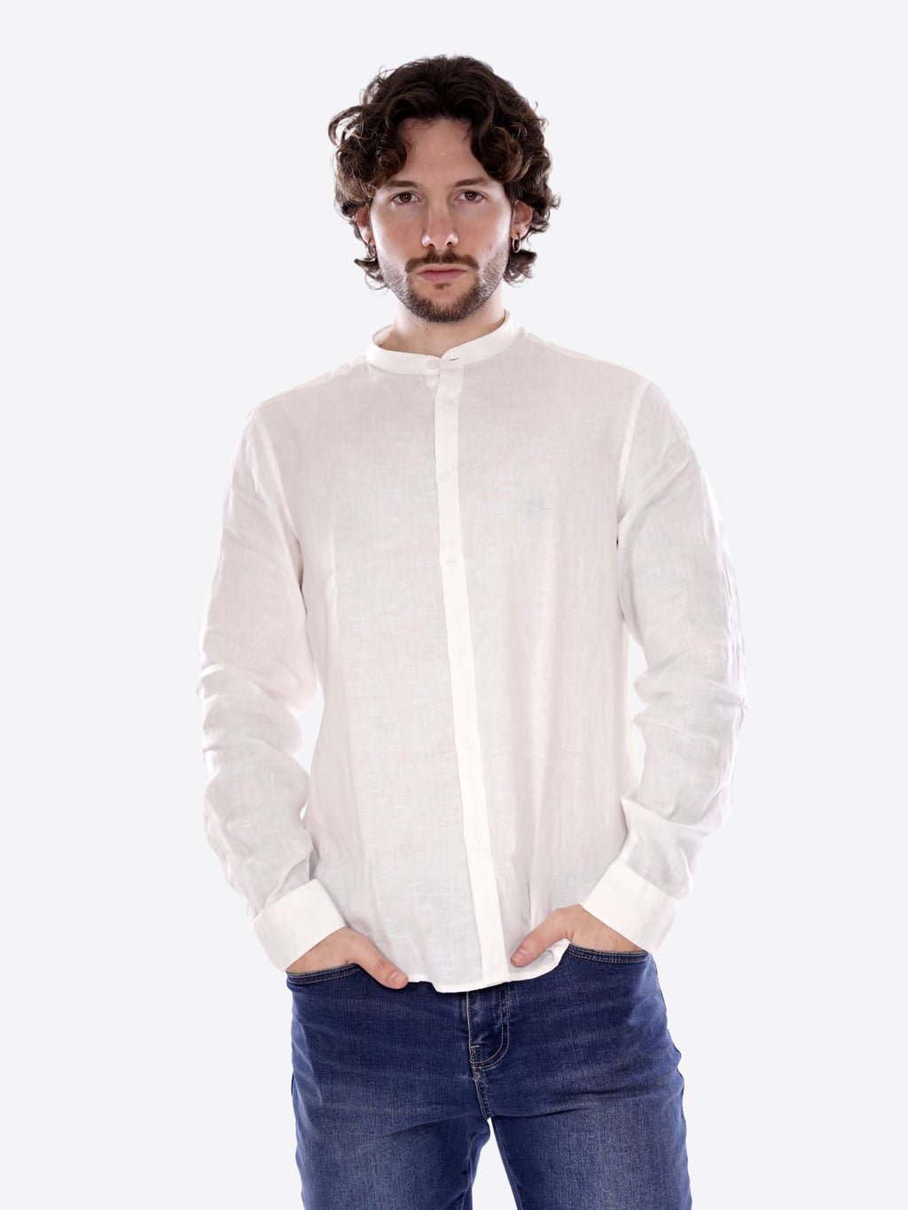 Camicia GIANNI LUPO da Uomo - bianco GL7620S-26WHT