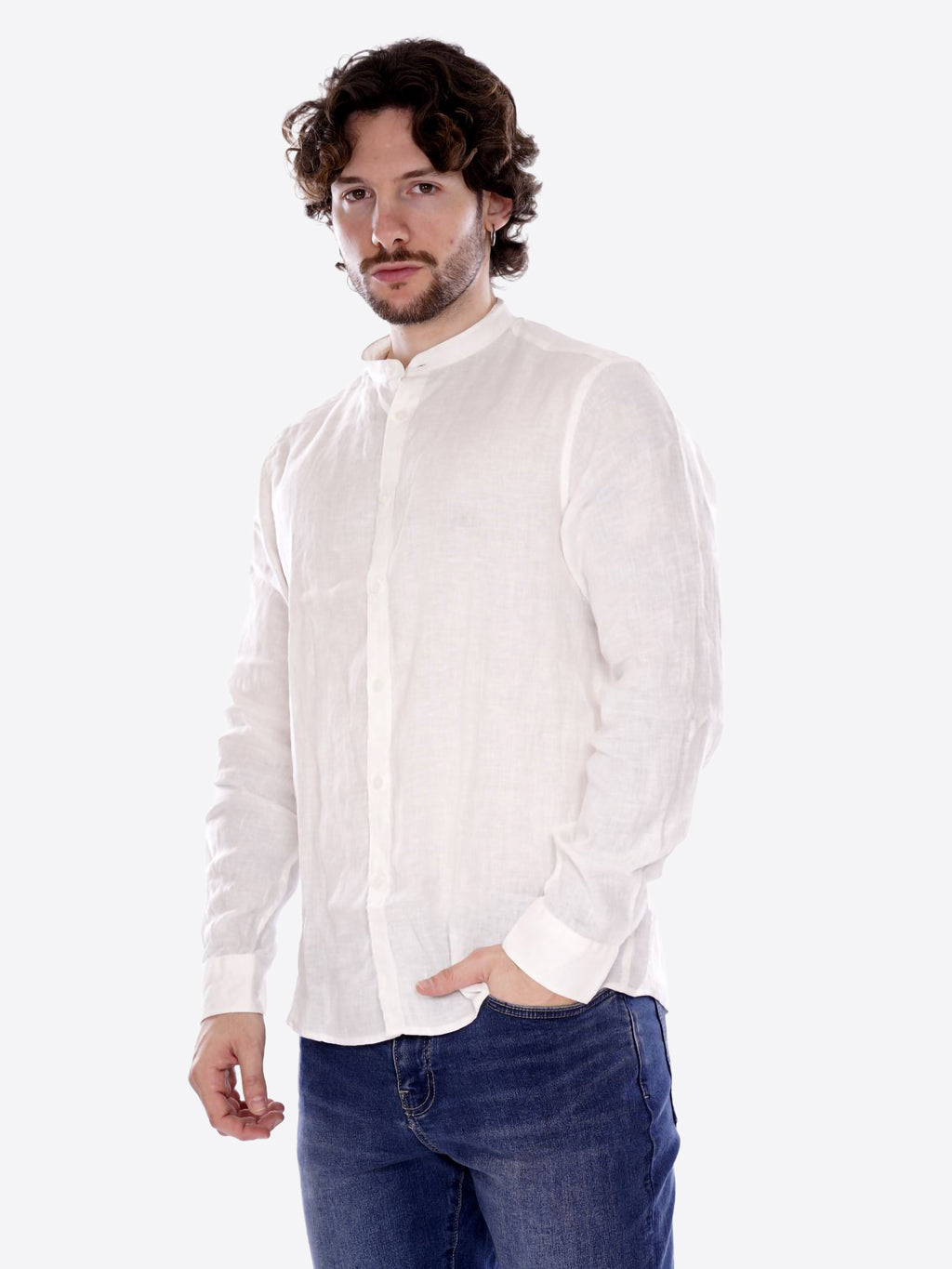 Camicia GIANNI LUPO da Uomo - bianco GL7620S-26WHT