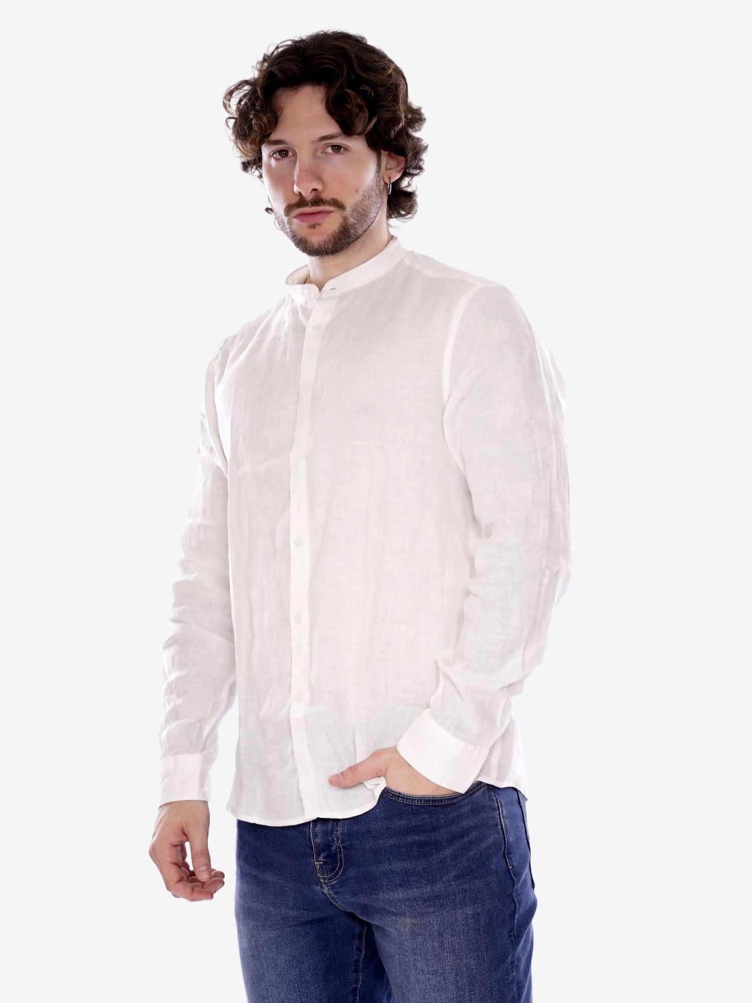 Camicia GIANNI LUPO da Uomo - bianco GL7620S-26WHT