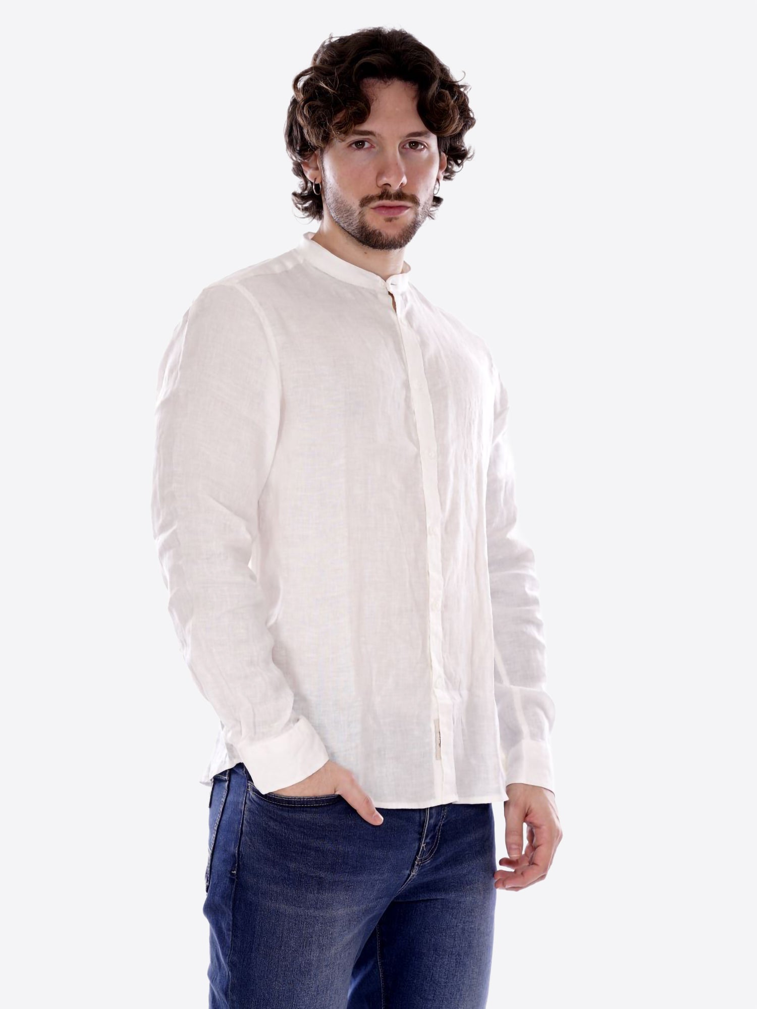 Camicia GIANNI LUPO da Uomo - bianco GL7620S-26WHT