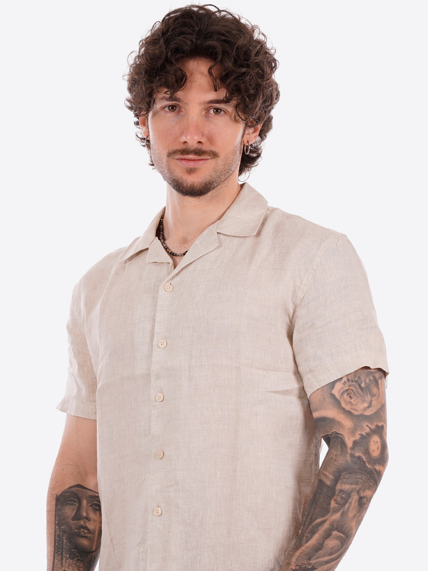 Camicia GIANNI LUPO da Uomo - beige GL765S-S26BEIGE