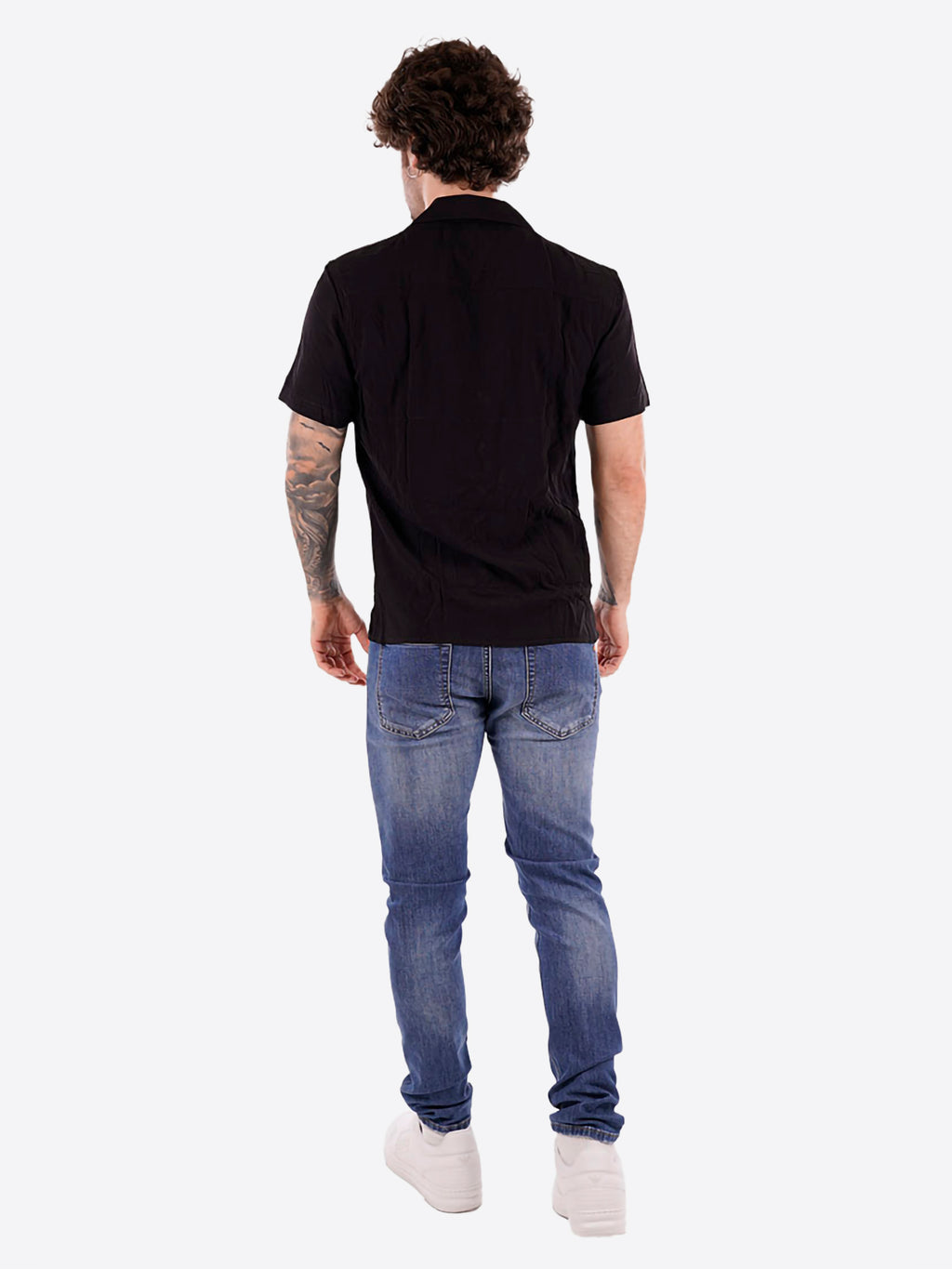 Camicia GIANNI LUPO da Uomo - nero GL7678S-S26BLK