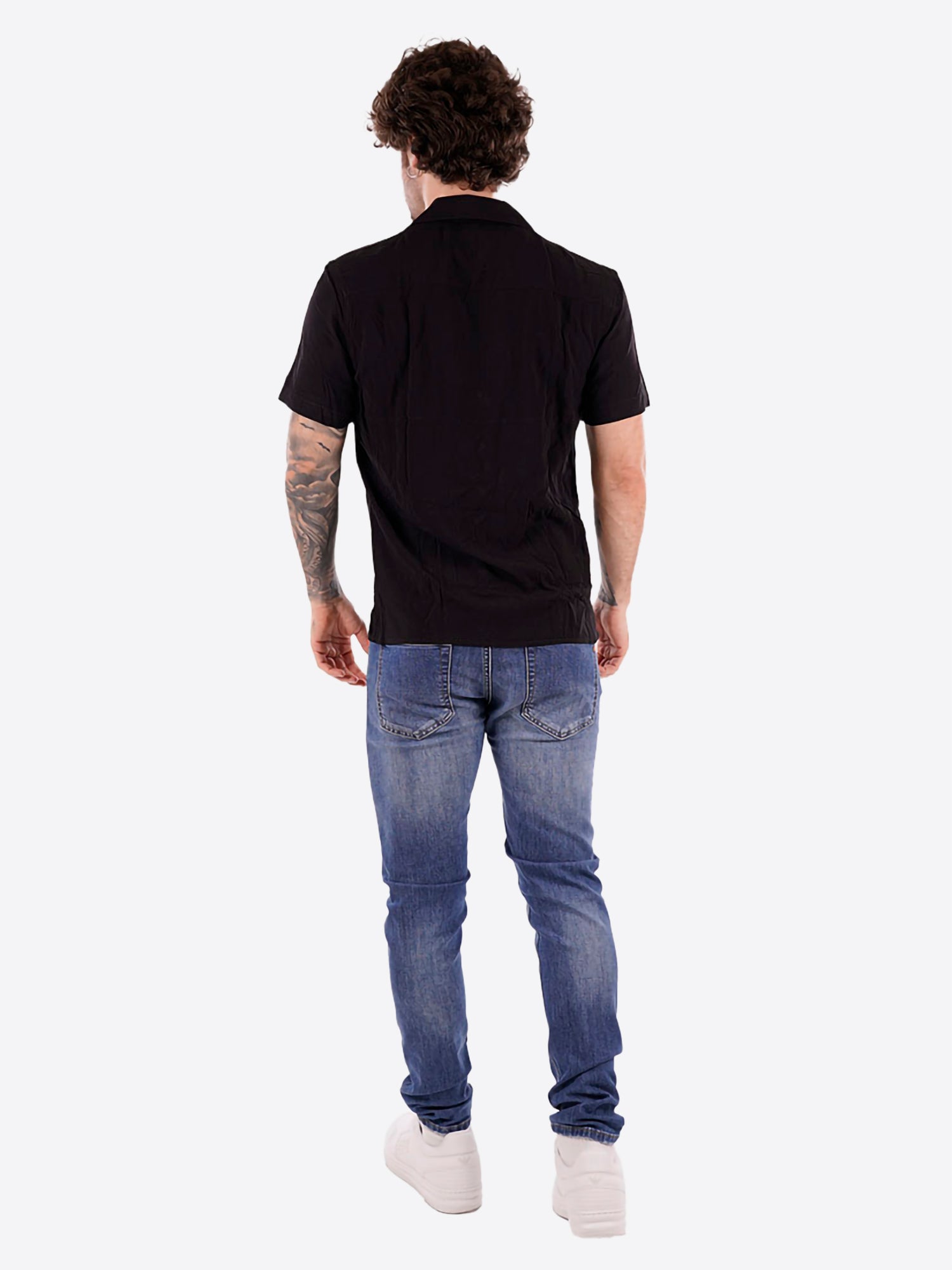 Camicia GIANNI LUPO da Uomo - nero GL7678S-S26BLK