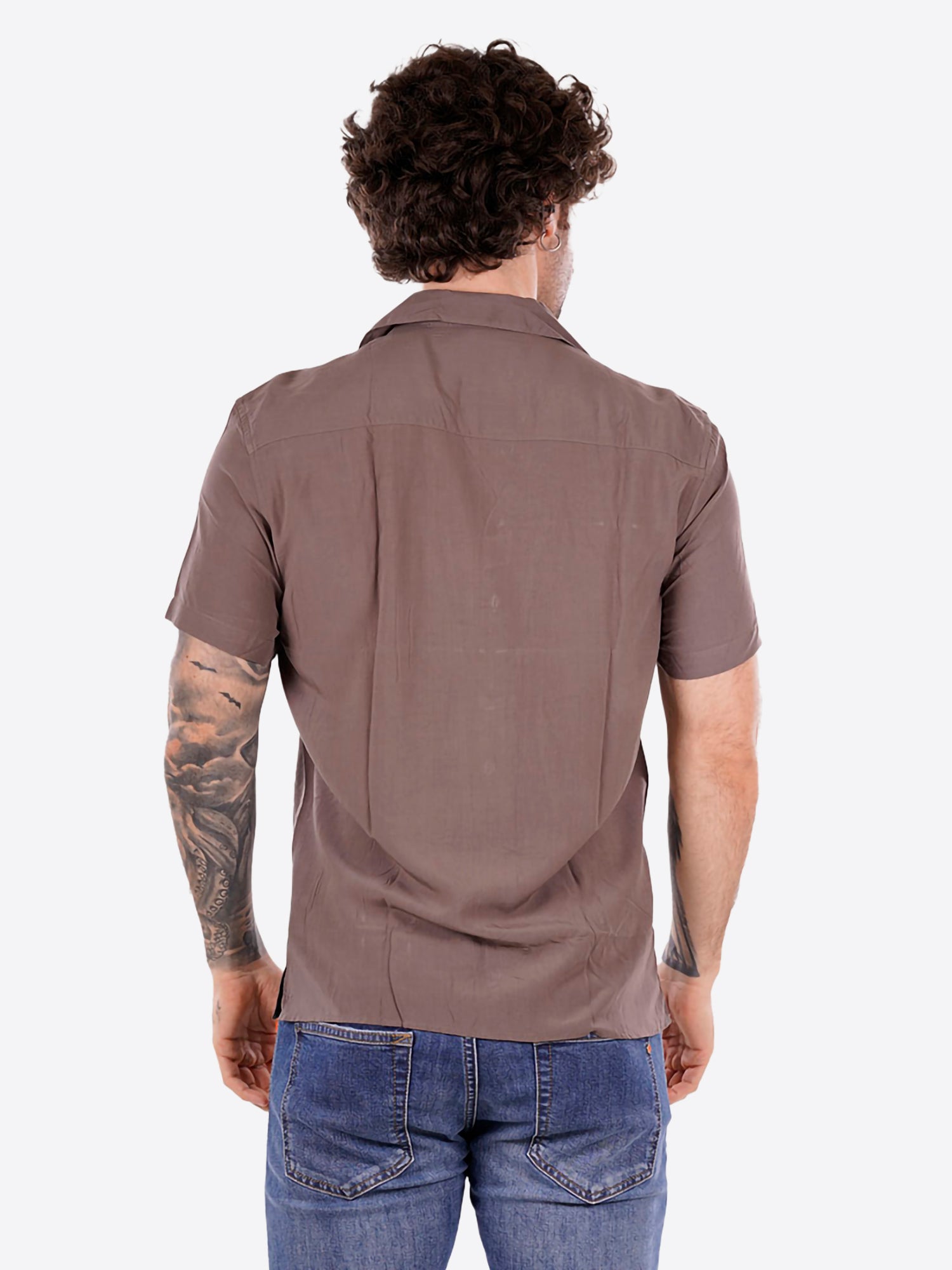 Camicia GIANNI LUPO da Uomo - marrone GL7678S-S26MUD