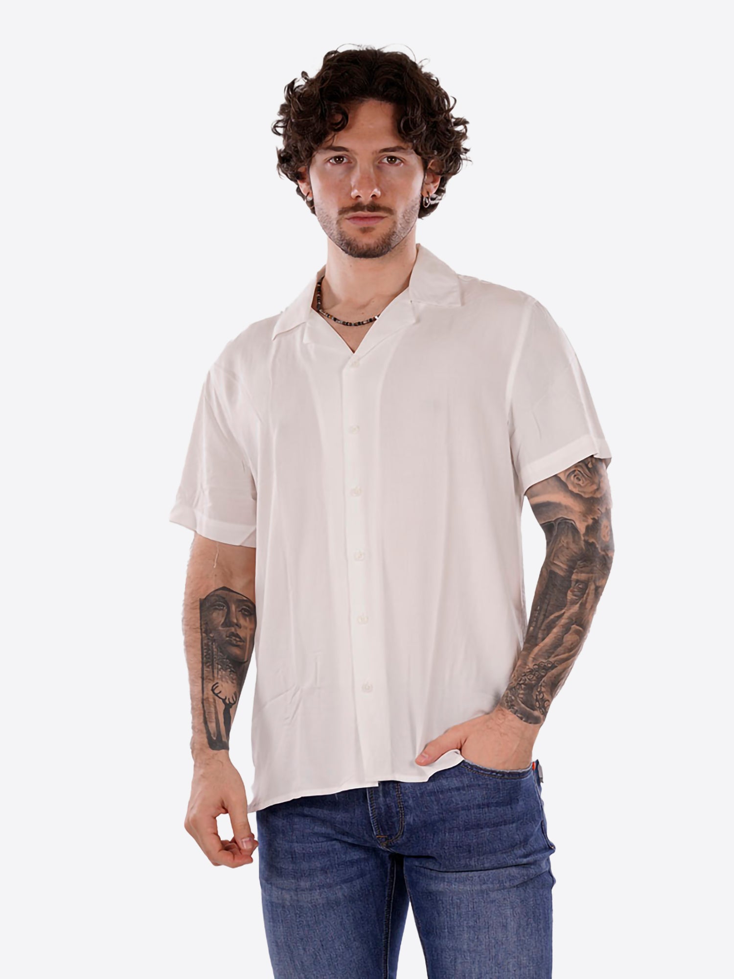 Camicia GIANNI LUPO da Uomo - bianco GL7678S-S26WHT