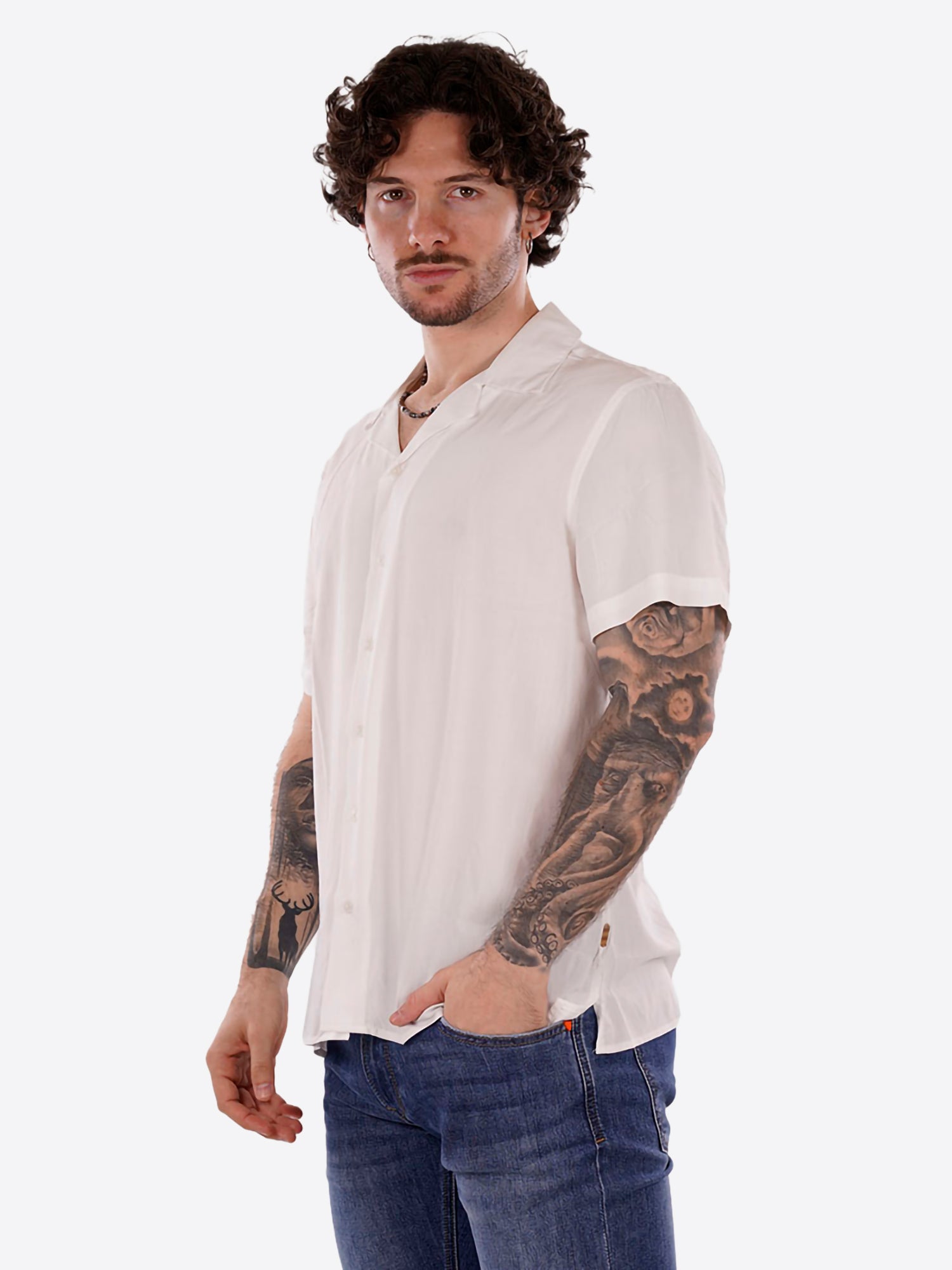 Camicia GIANNI LUPO da Uomo - bianco GL7678S-S26WHT