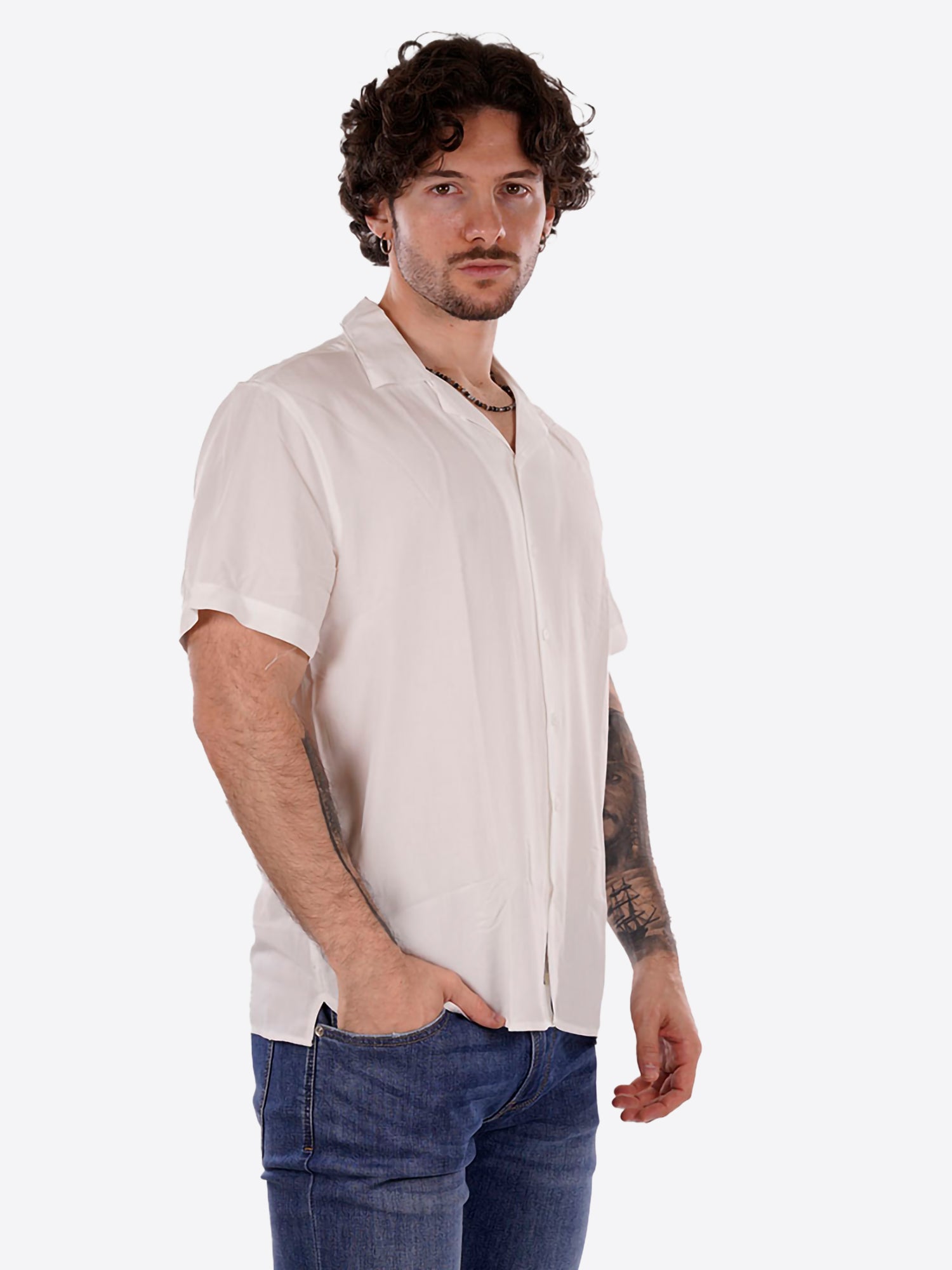 Camicia GIANNI LUPO da Uomo - bianco GL7678S-S26WHT