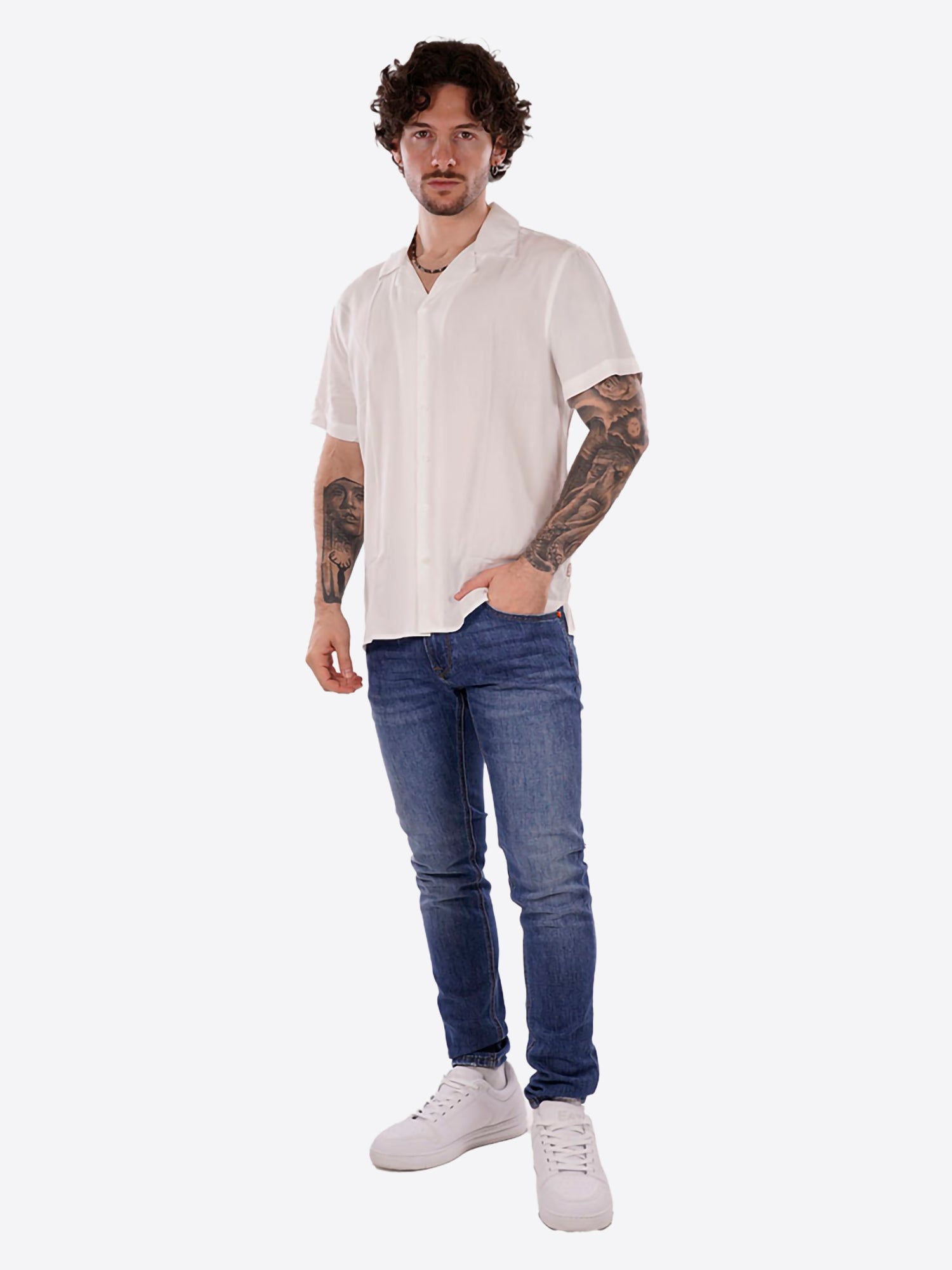 Camicia GIANNI LUPO da Uomo - bianco GL7678S-S26WHT