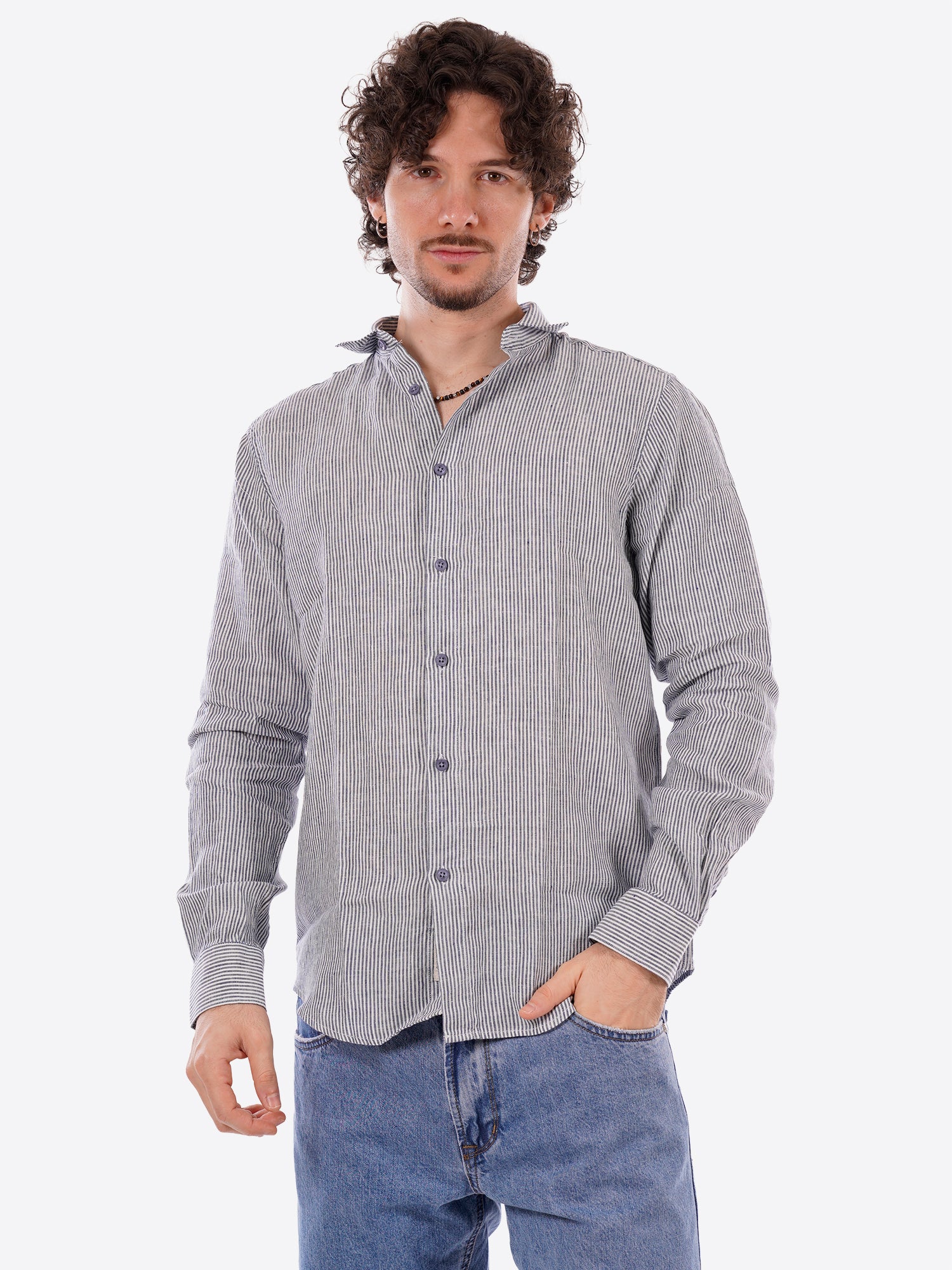 Maglia GIANNI LUPO da Uomo - blu GL7828SBLUE