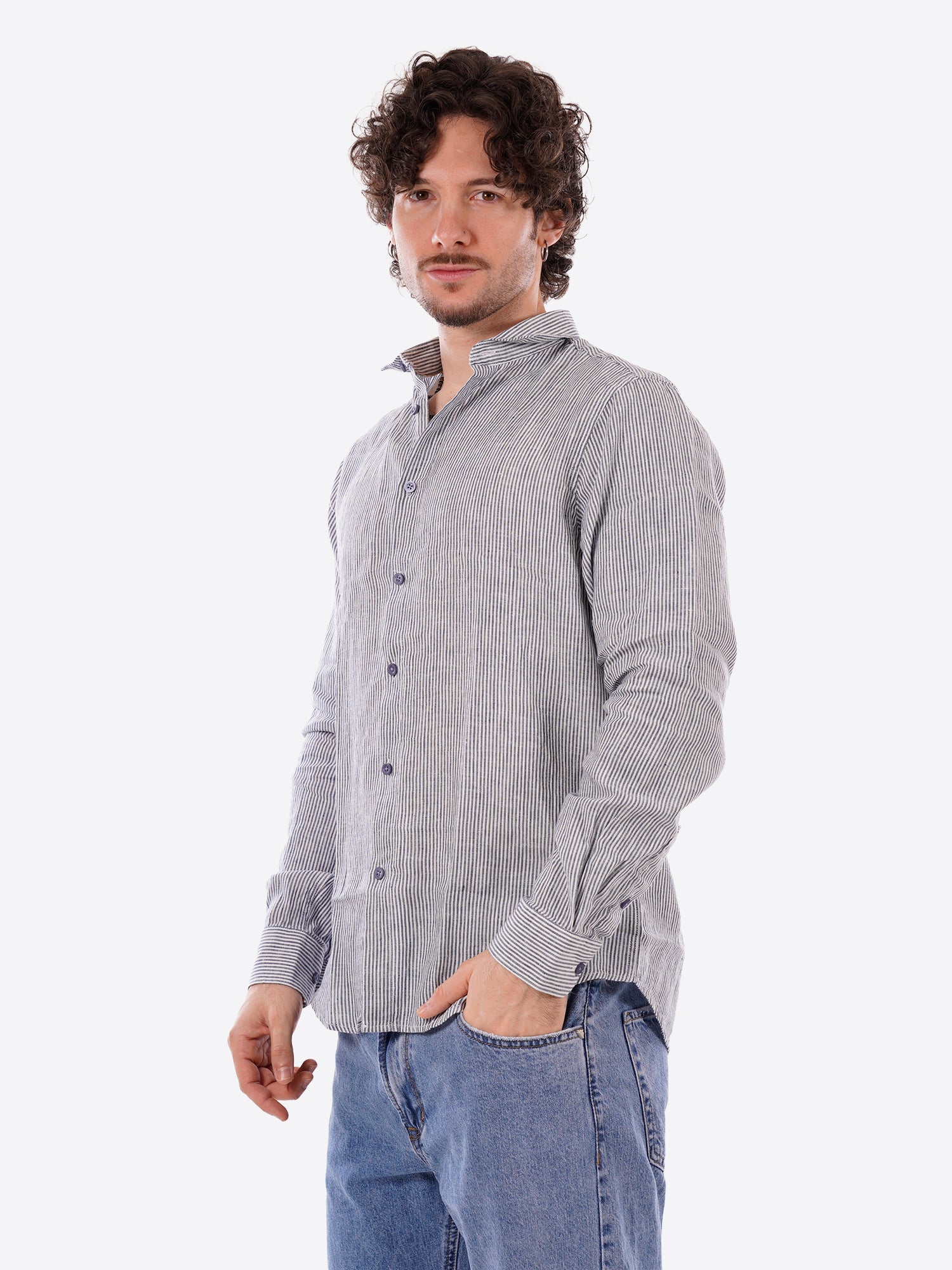 Maglia GIANNI LUPO da Uomo - blu GL7828SBLUE