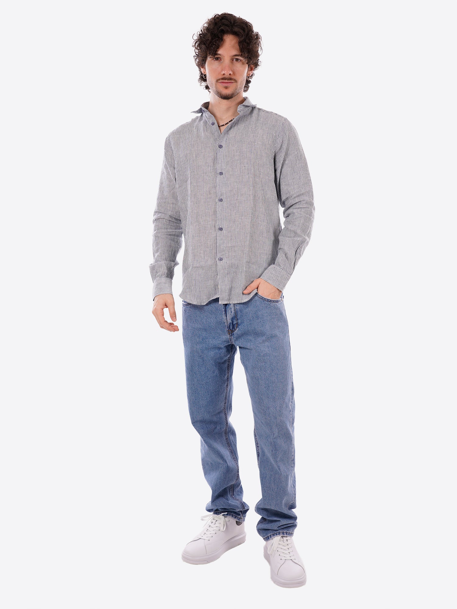 Maglia GIANNI LUPO da Uomo - blu GL7828SBLUE
