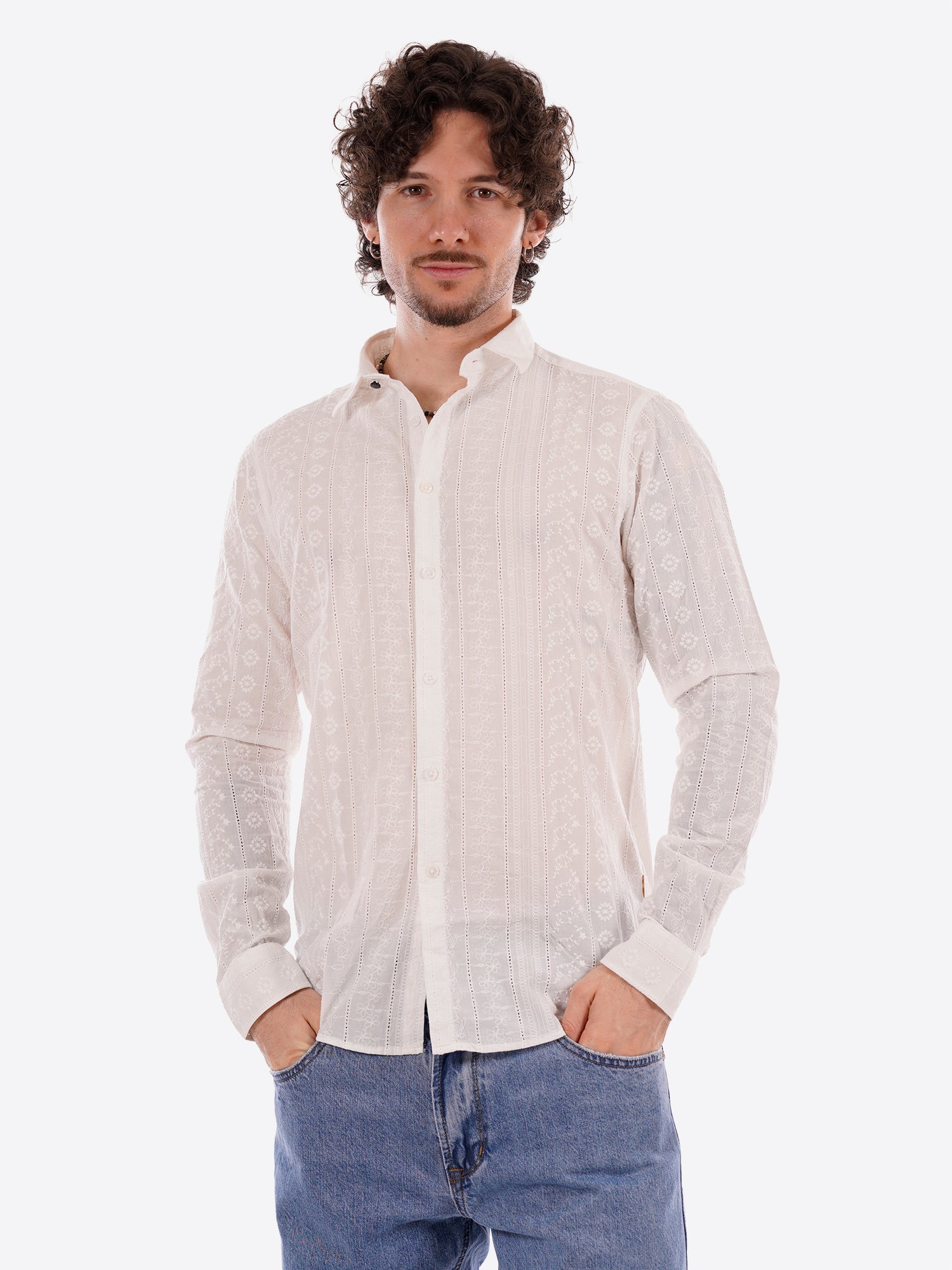 Camicia GIANNI LUPO da Uomo - bianco GL7832SWHT