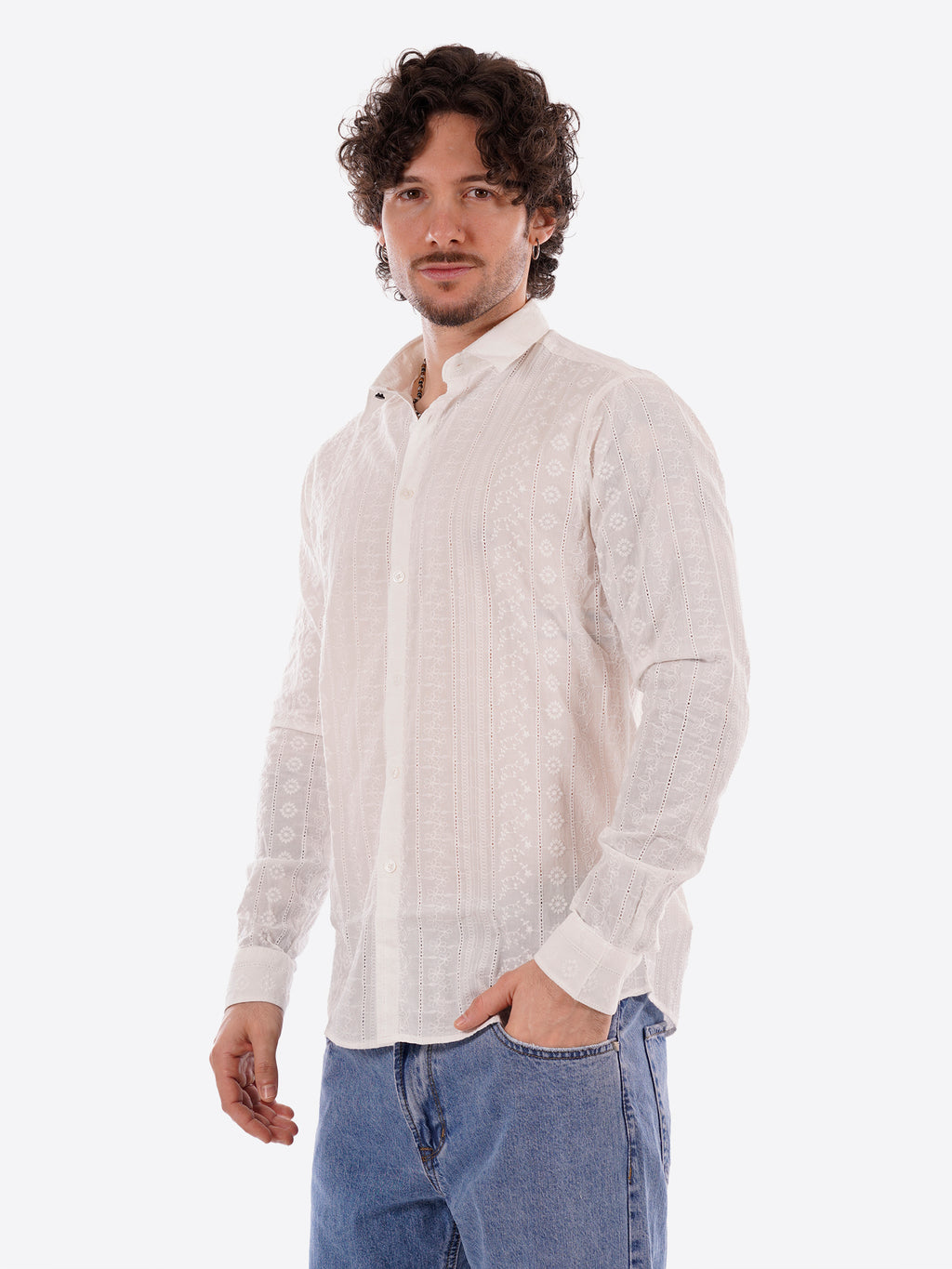 Camicia GIANNI LUPO da Uomo - bianco GL7832SWHT