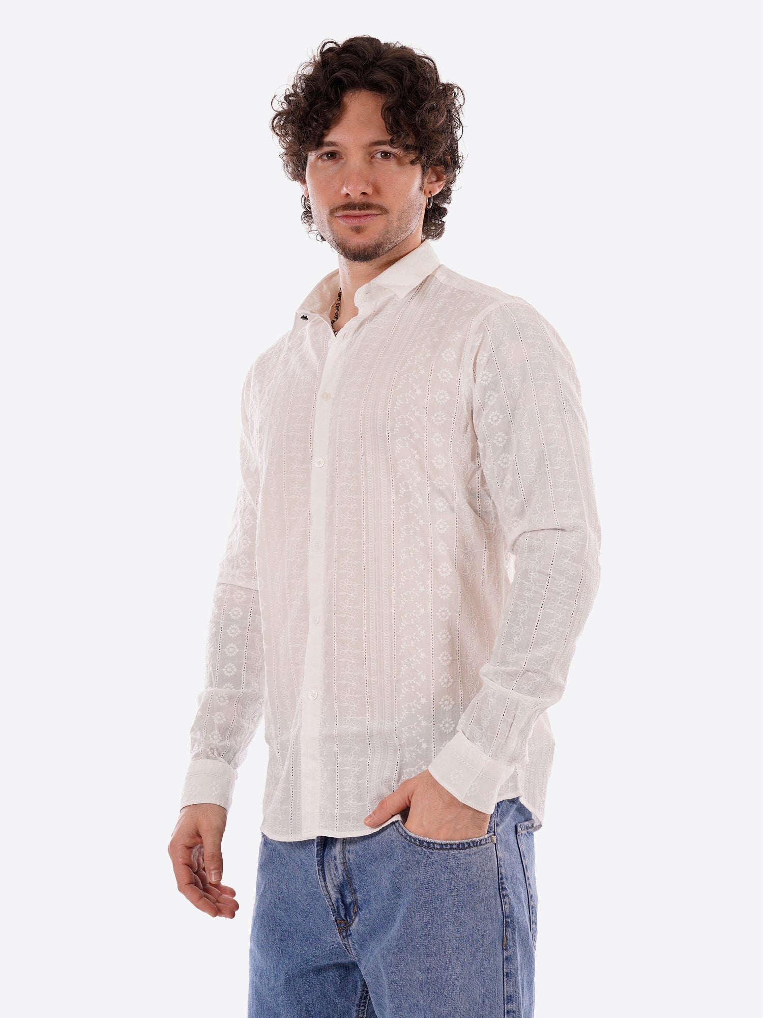 Camicia GIANNI LUPO da Uomo - bianco GL7832SWHT