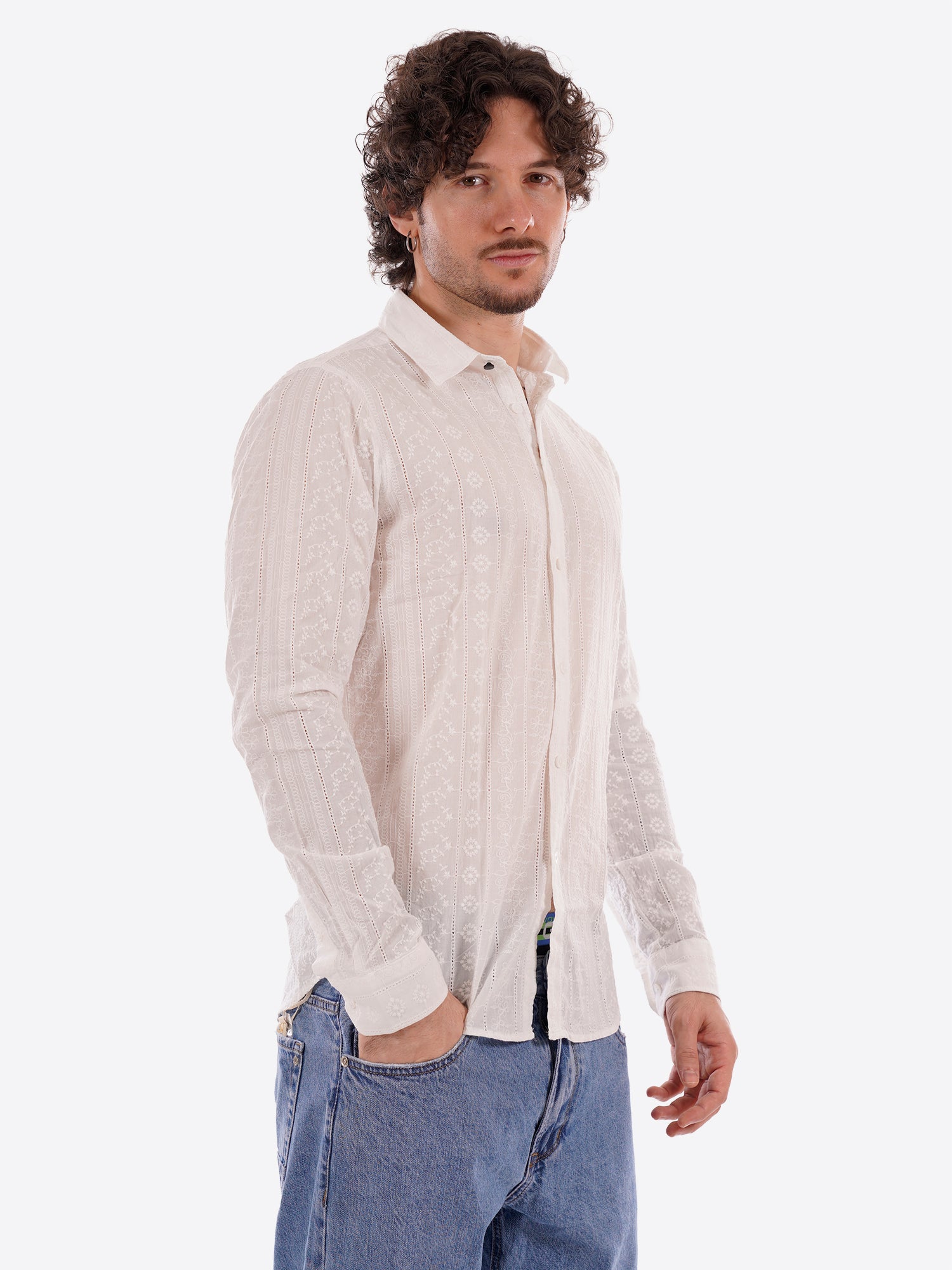 Camicia GIANNI LUPO da Uomo - bianco GL7832SWHT