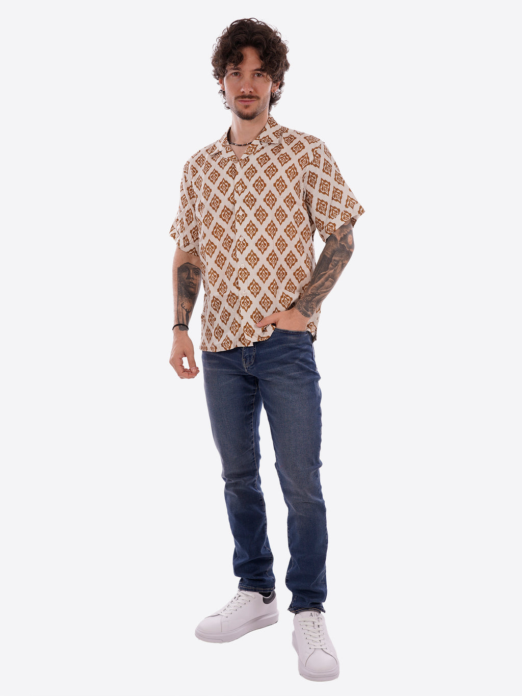 Camicia GIANNI LUPO da Uomo - beige GL7839SAVORIO