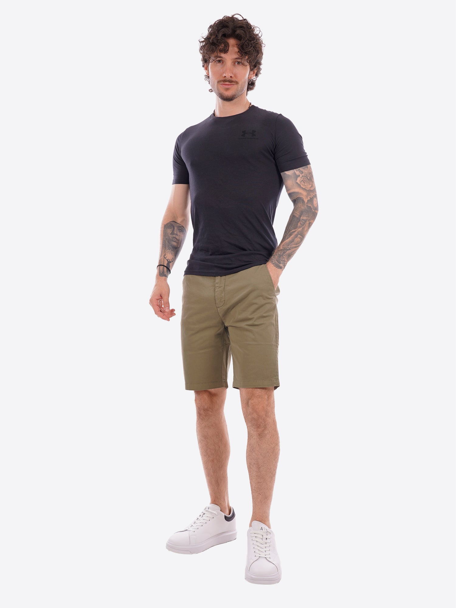 Bermuda GIANNI LUPO da Uomo - verde SALTON-S26MILITARE