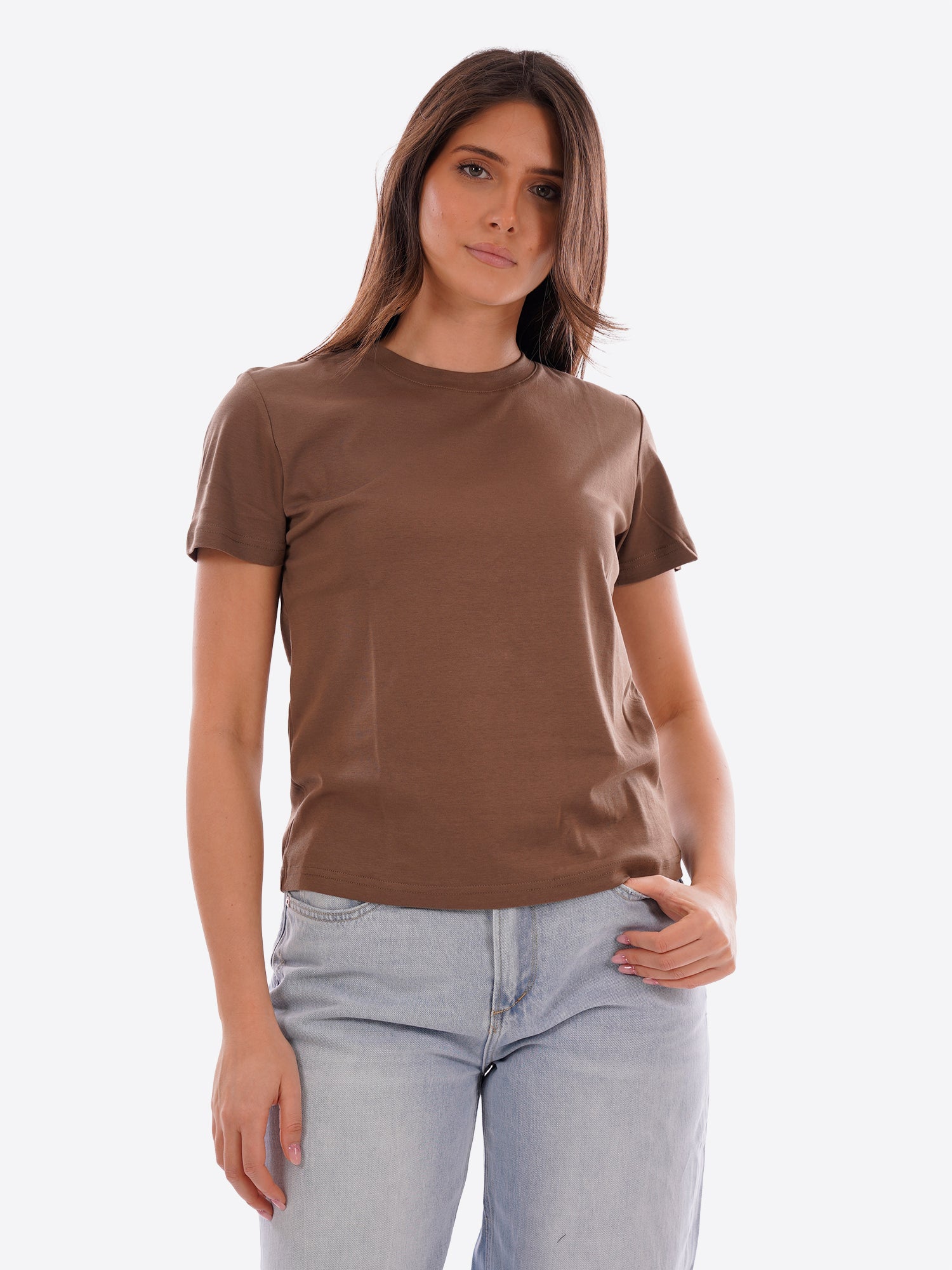 T-shirt GL FOR HER da Donna - GLD003QJBROWN