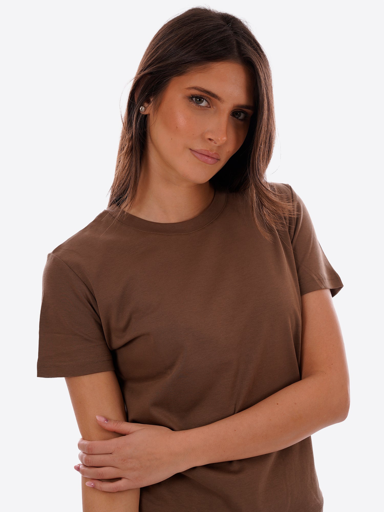 T-shirt GL FOR HER da Donna - GLD003QJBROWN