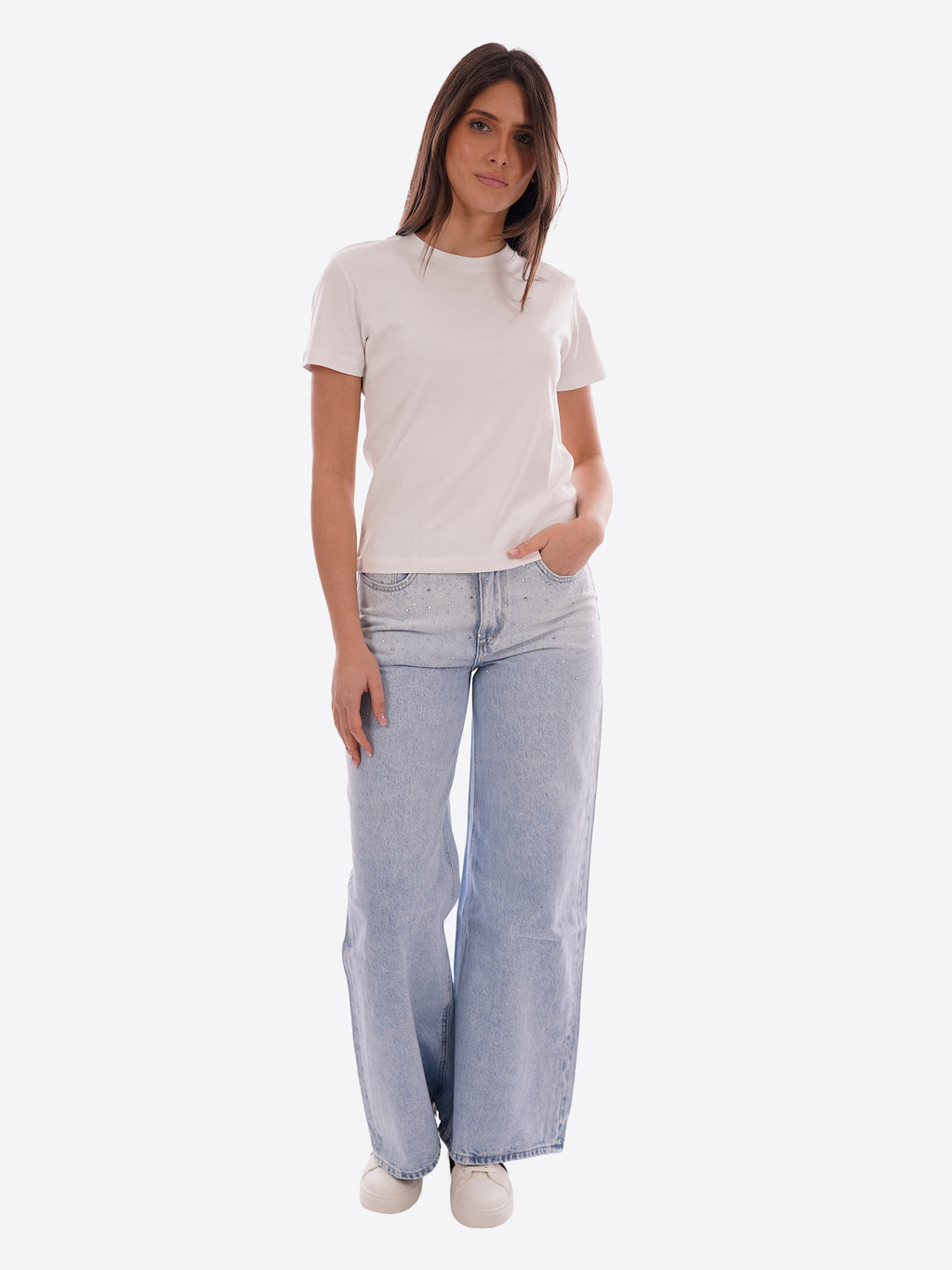 T-shirt GL FOR HER da Donna - bianco GLD003QJWHT