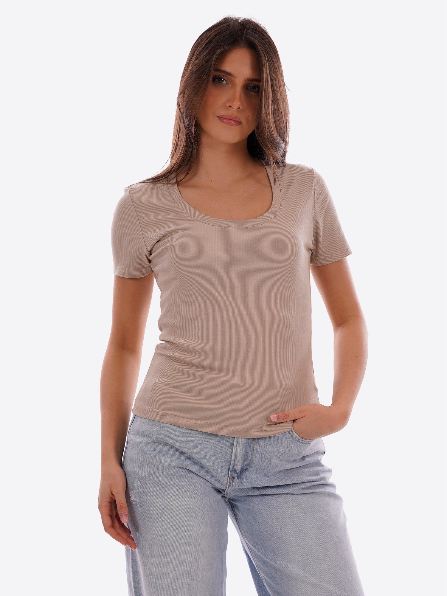 T-shirt GL FOR HER da Donna - beige GLD004QJBEIGE