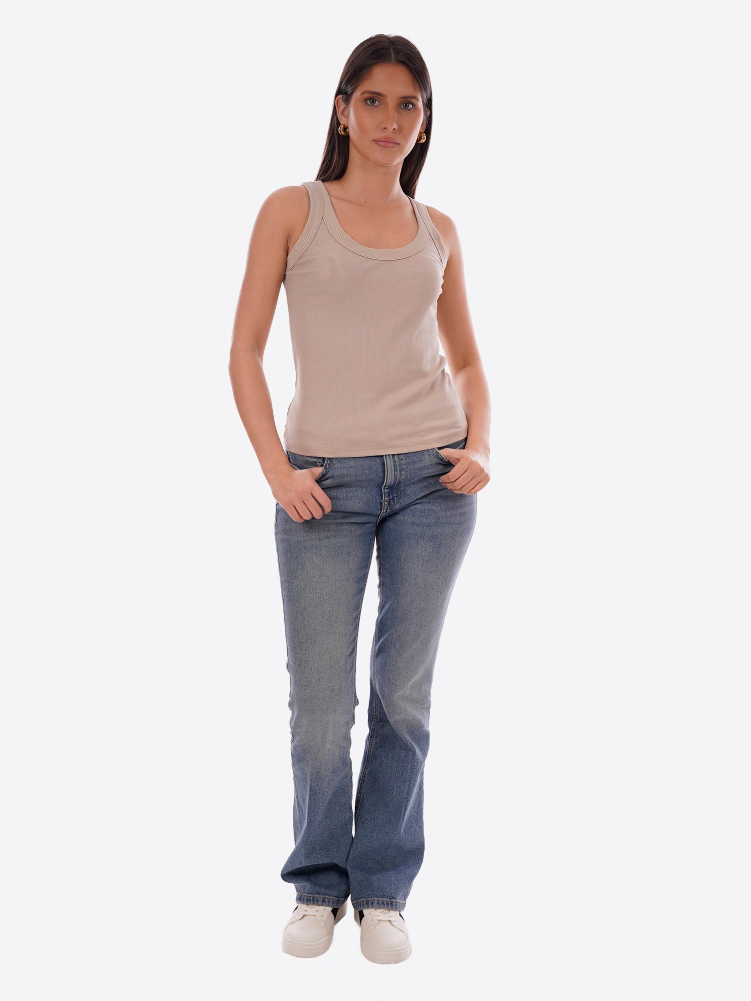 Canotta GL FOR HER da Donna - beige GLD005QJBEIGE