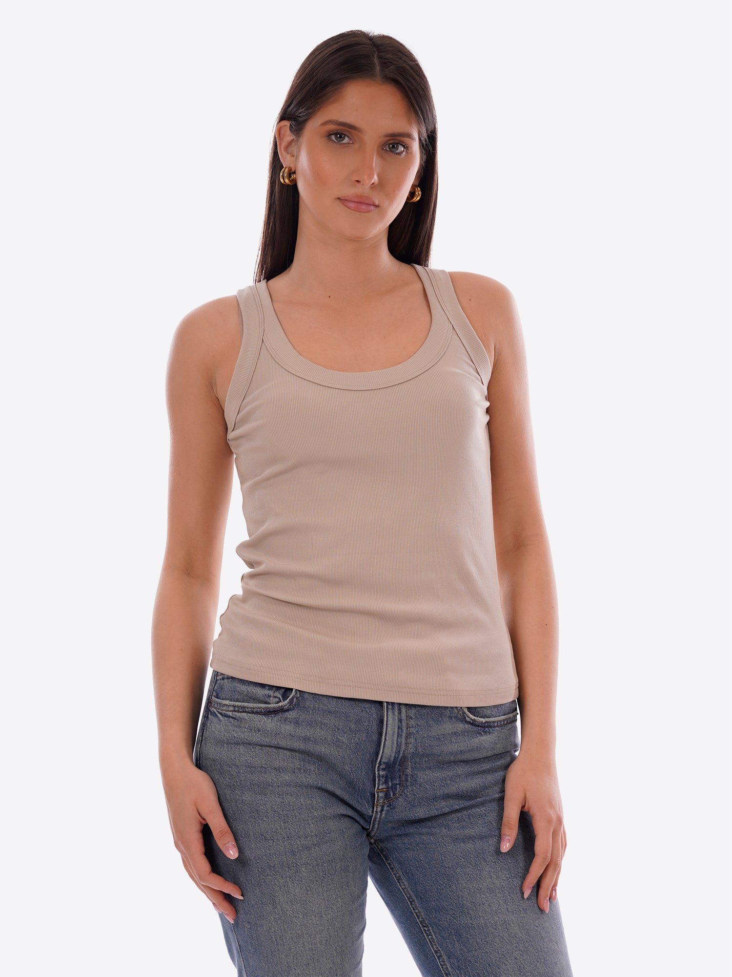 Canotta GL FOR HER da Donna - beige GLD005QJBEIGE