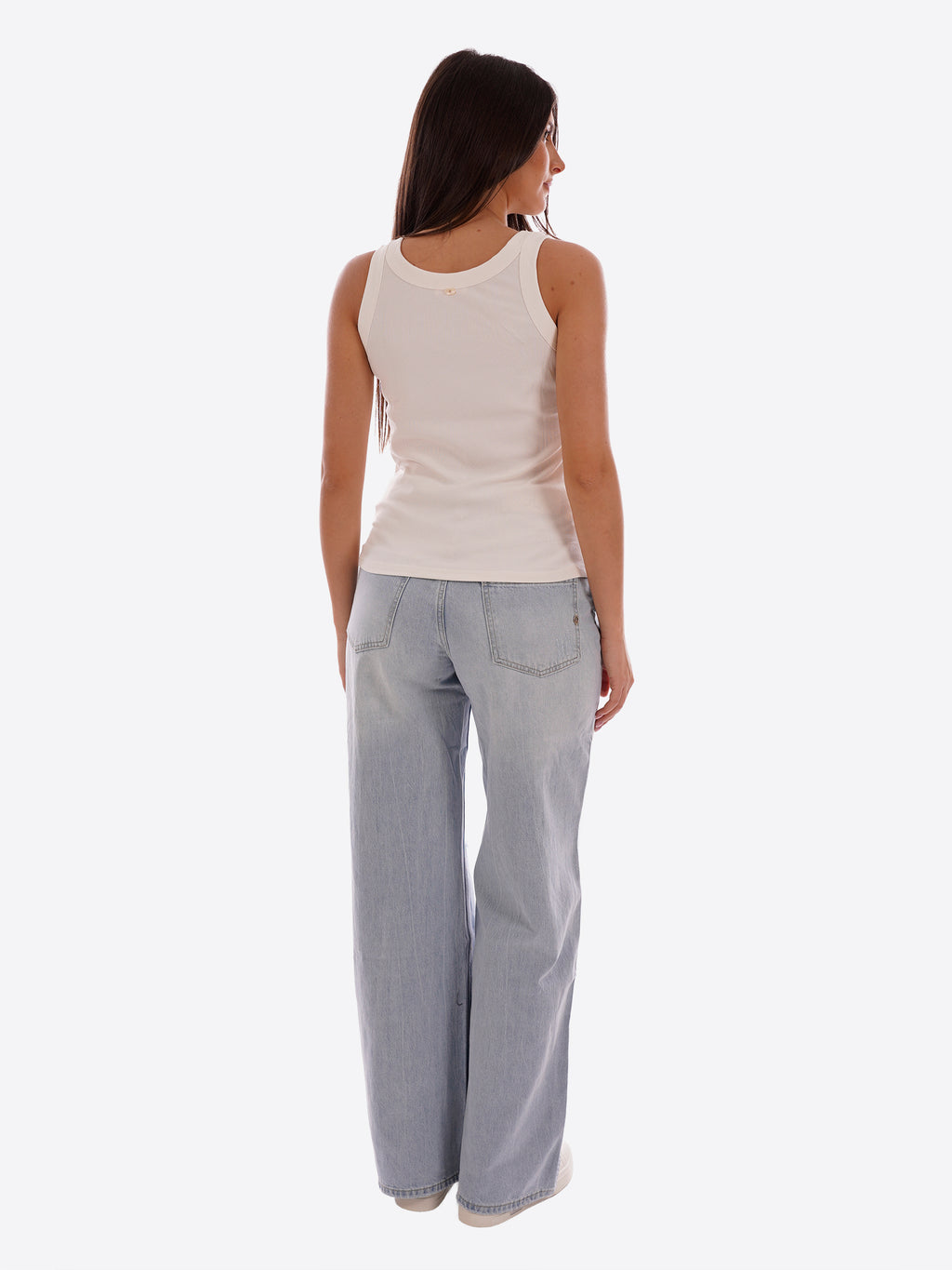 Canotta GL FOR HER da Donna - bianco GLD005QJWHT