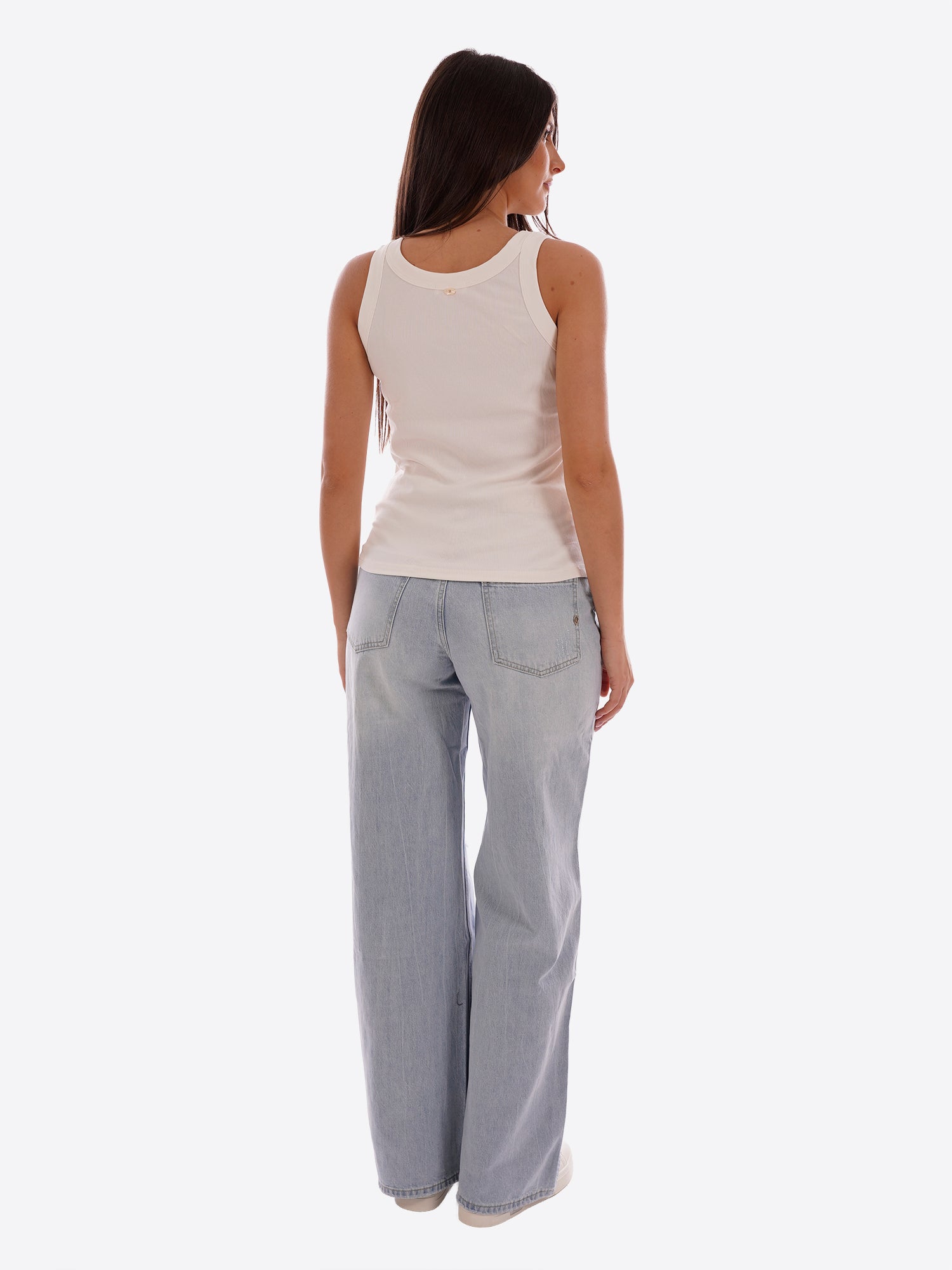 Canotta GL FOR HER da Donna - bianco GLD005QJWHT