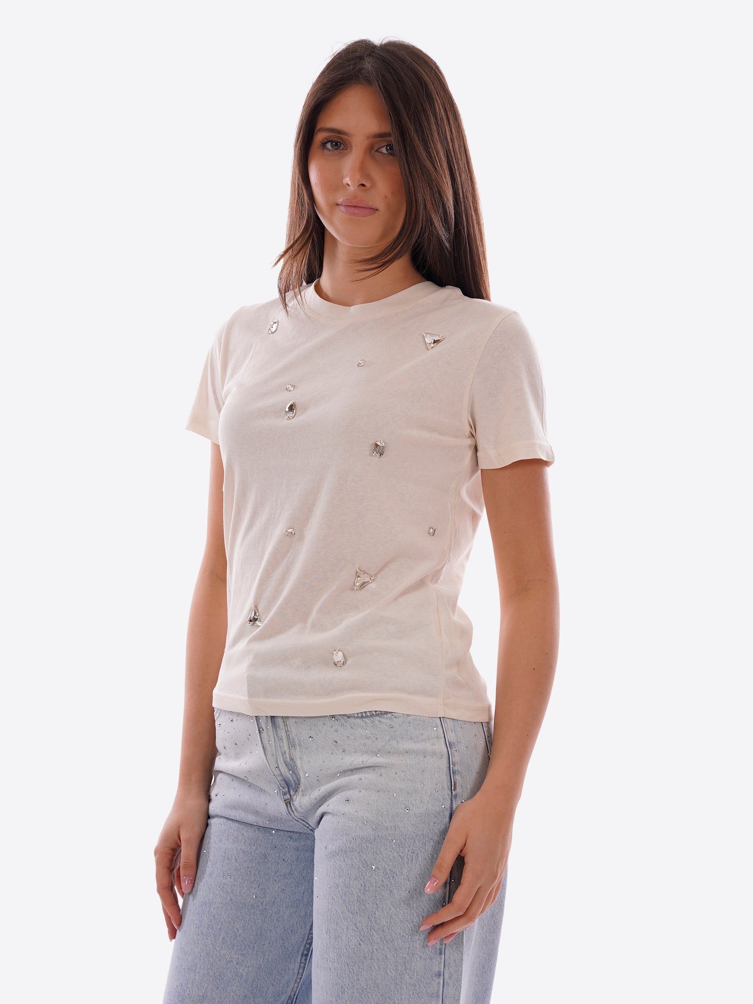 T-shirt GL FOR HER da Donna - beige GLD006QJBEIGE