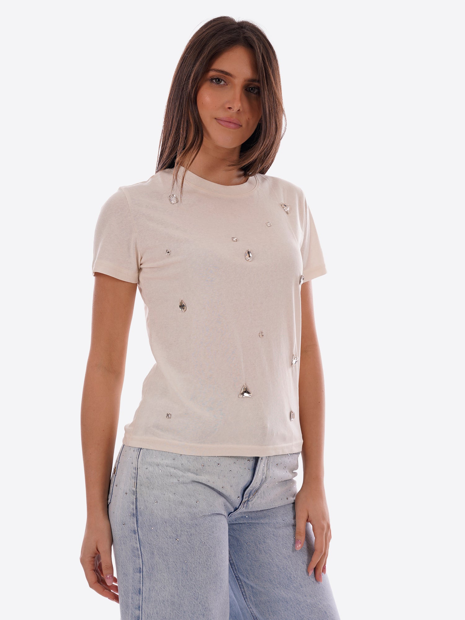 T-shirt GL FOR HER da Donna - beige GLD006QJBEIGE