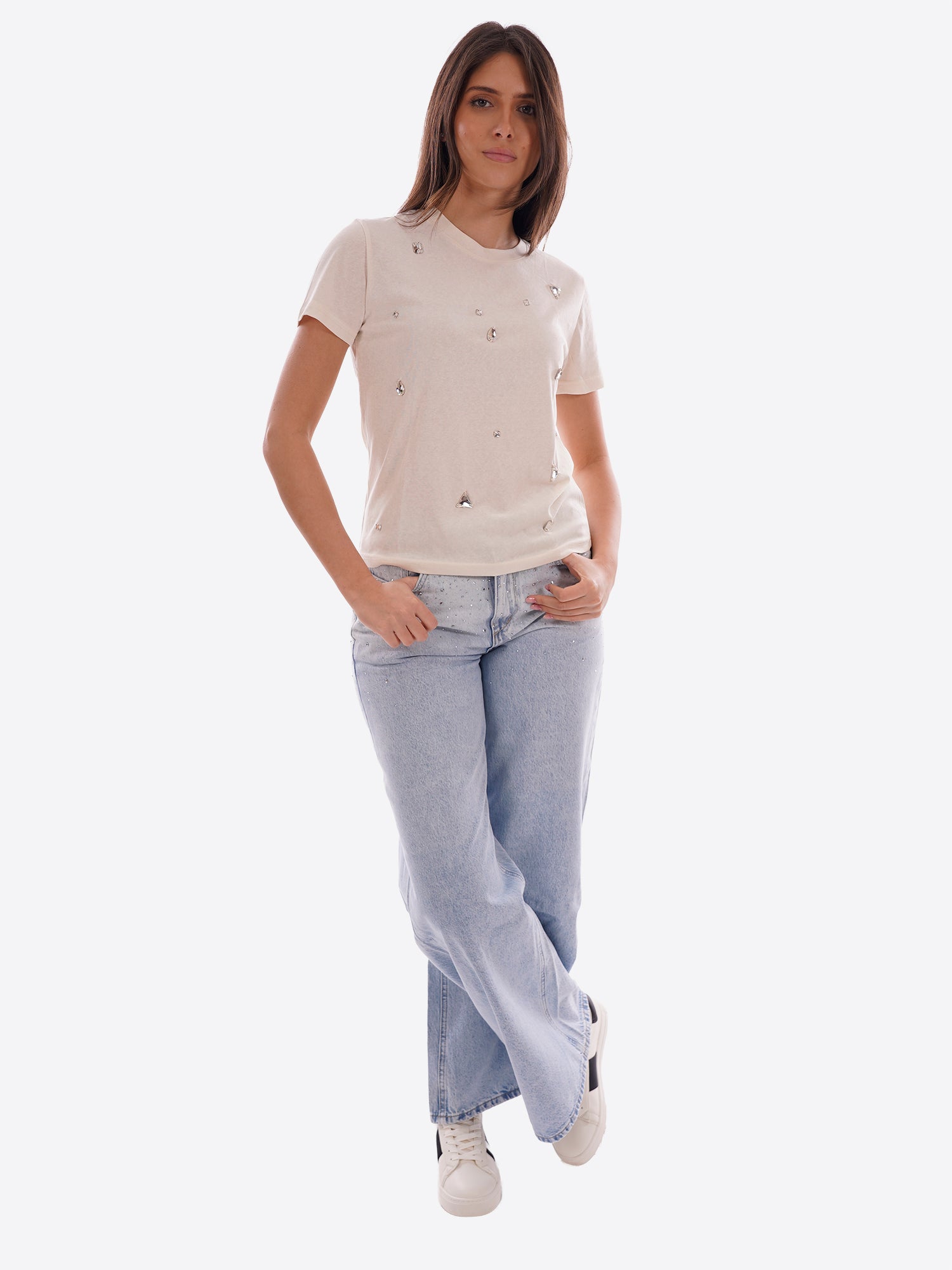 T-shirt GL FOR HER da Donna - beige GLD006QJBEIGE