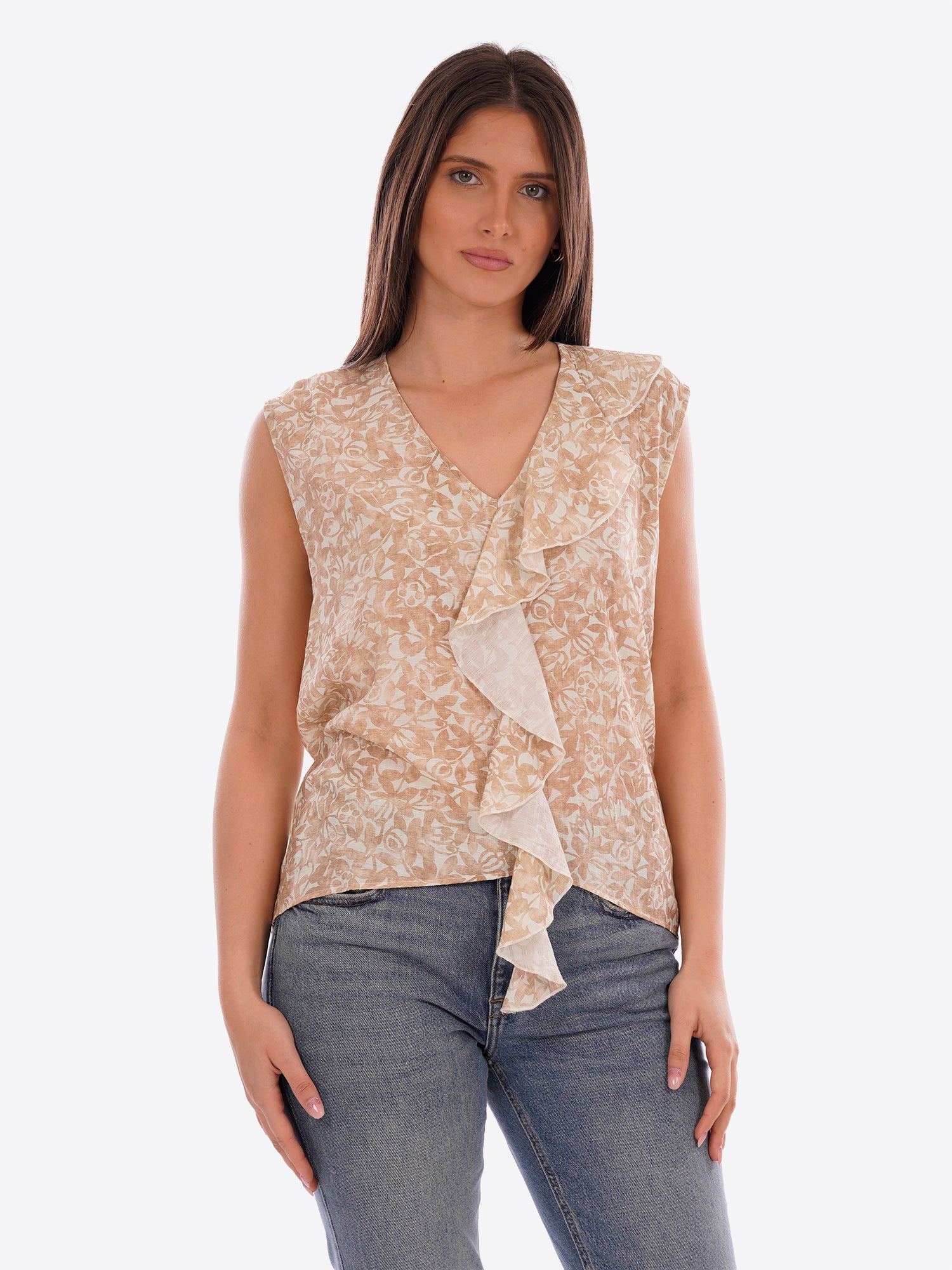 Top GL FOR HER da Donna - beige GLD5010YCBEIGE