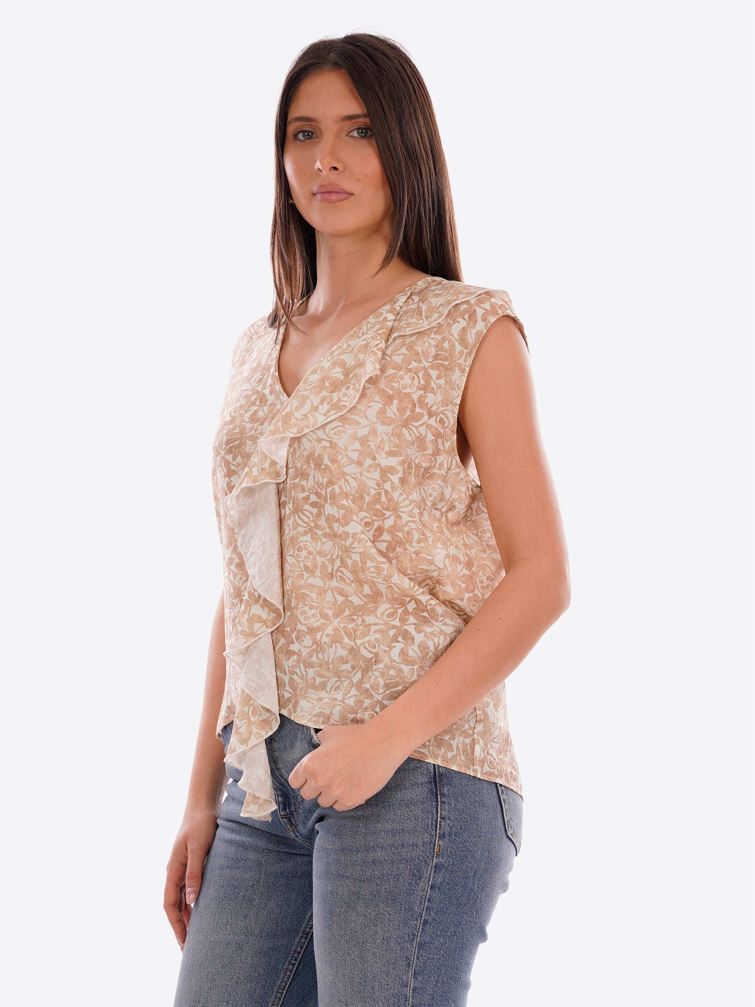 Top GL FOR HER da Donna - beige GLD5010YCBEIGE