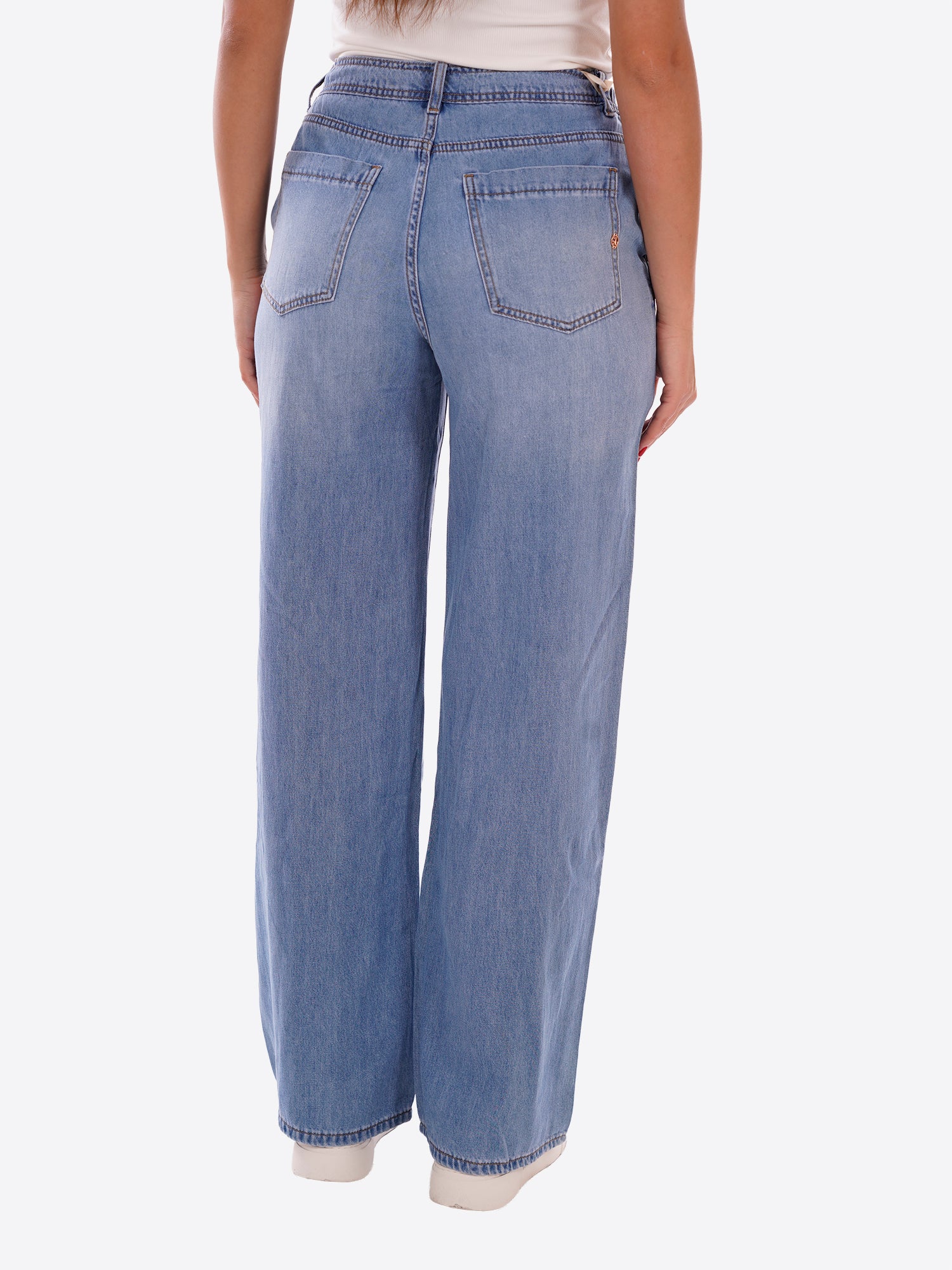 Pantalone Jeans GL FOR HER da Donna - blu GLD6001LAVCHIARO