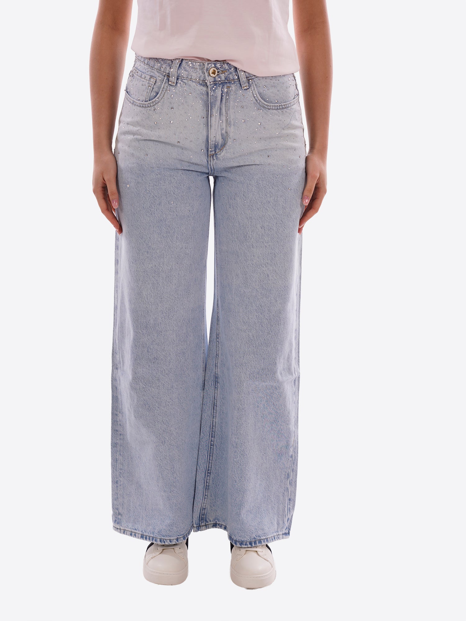Pantalone Jeans GL FOR HER da Donna - blu GLD6010QLAVCHIARO
