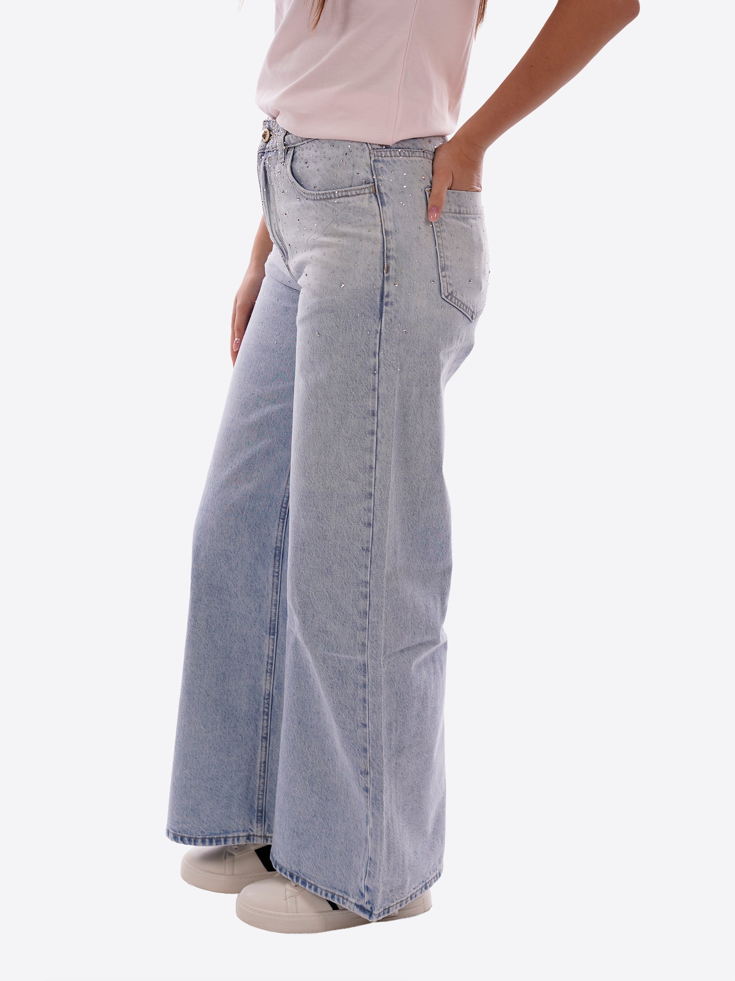 Pantalone Jeans GL FOR HER da Donna - blu GLD6010QLAVCHIARO