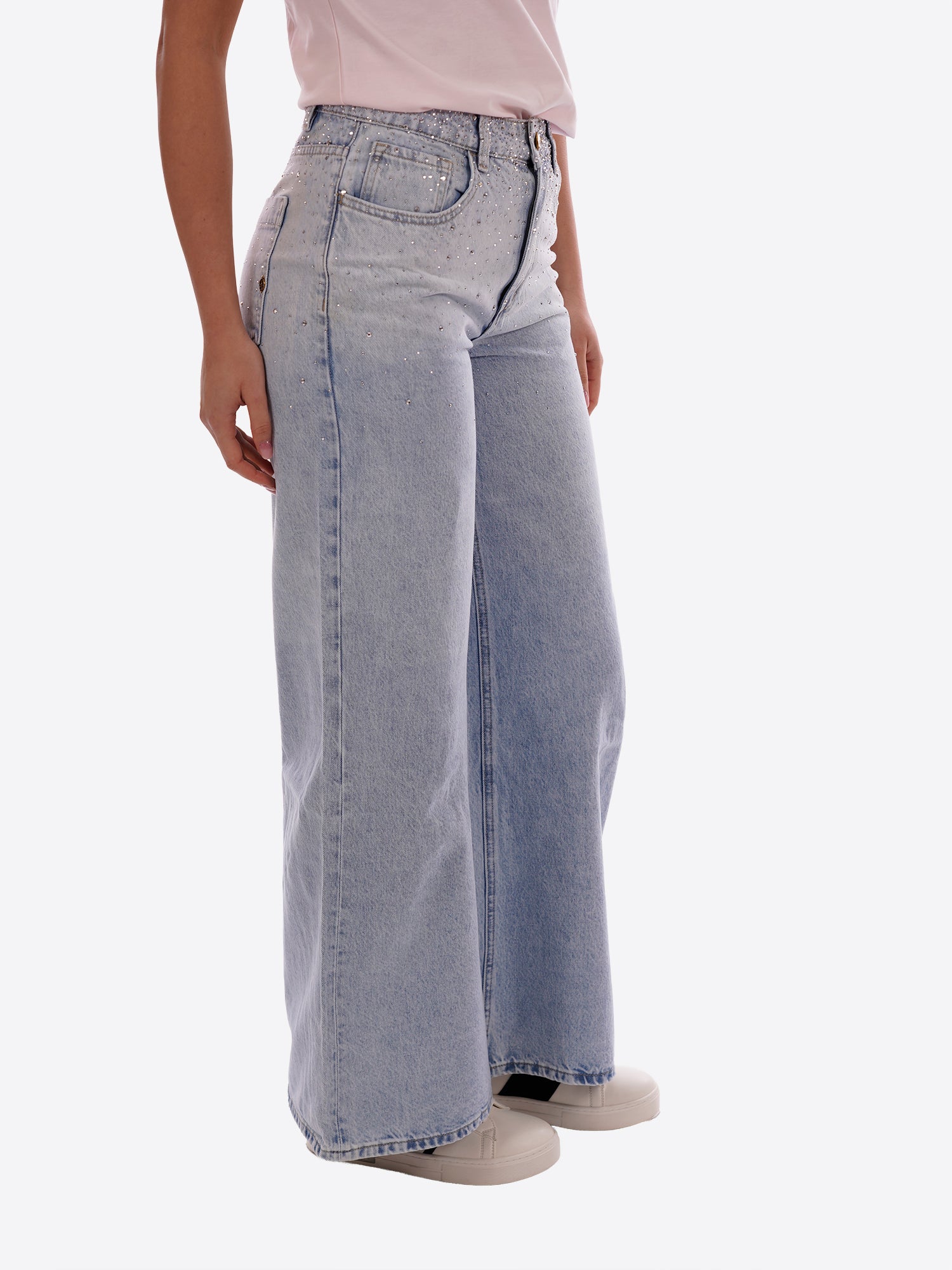 Pantalone Jeans GL FOR HER da Donna - blu GLD6010QLAVCHIARO