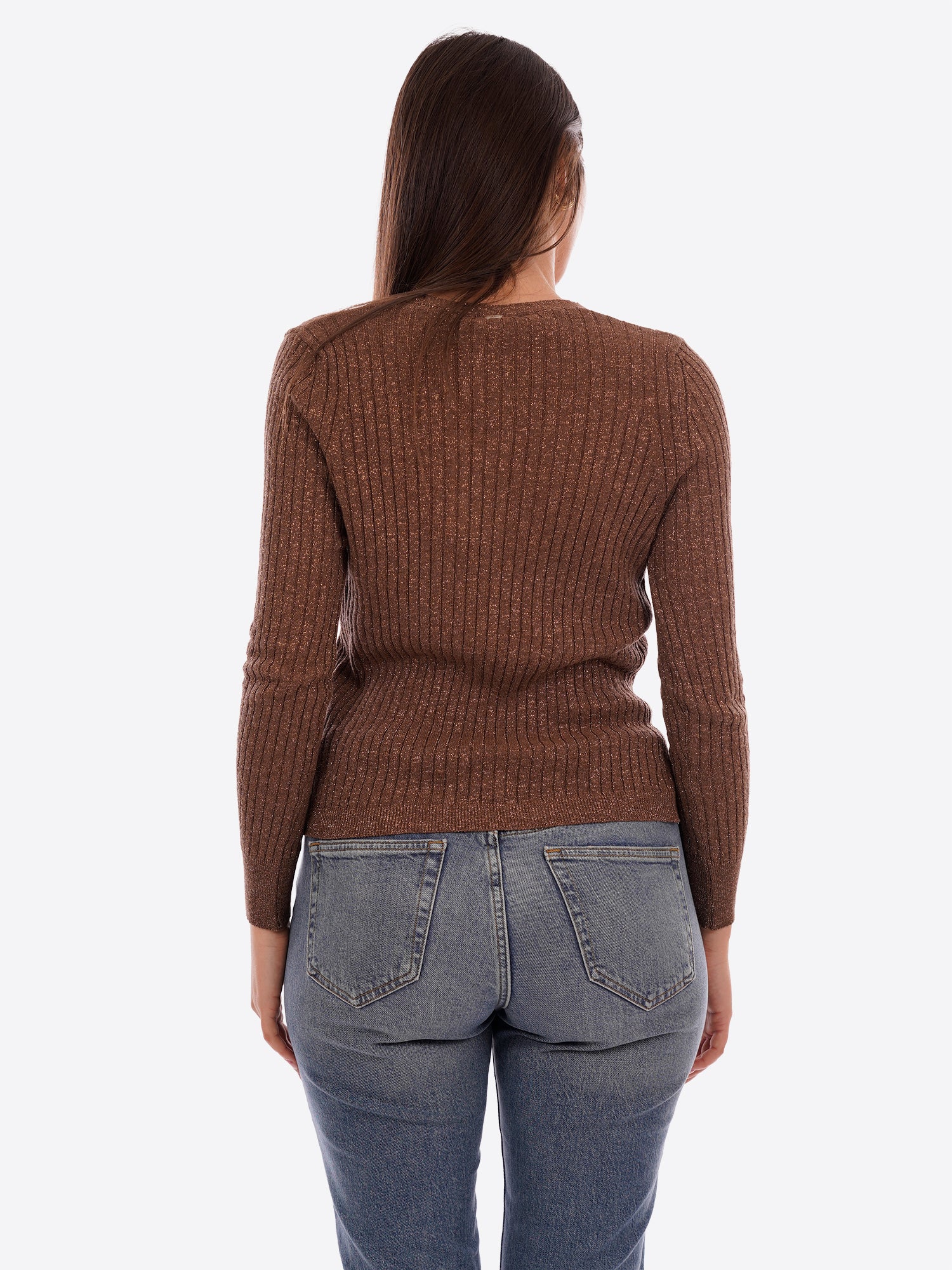 Cardigan GL FOR HER da Donna - GLD603ENBROWN