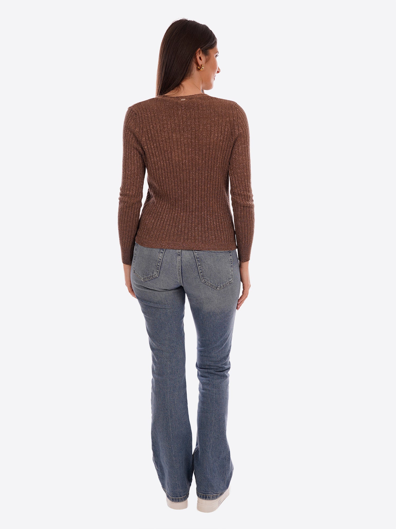 Cardigan GL FOR HER da Donna - GLD603ENBROWN