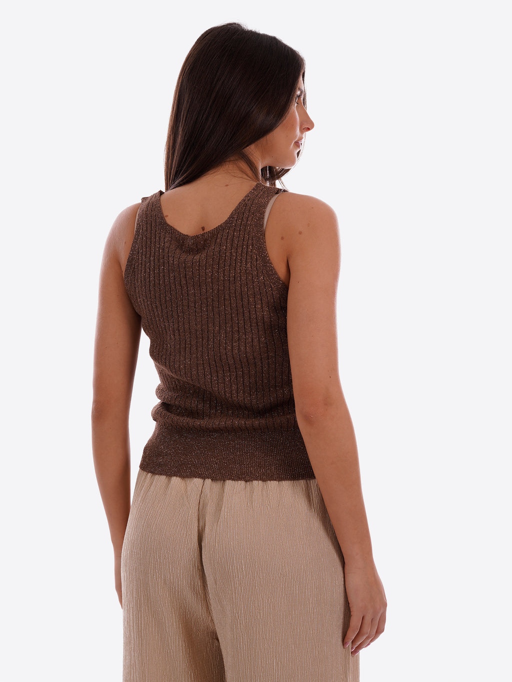 Canotta GL FOR HER da Donna - GLD604BROWN