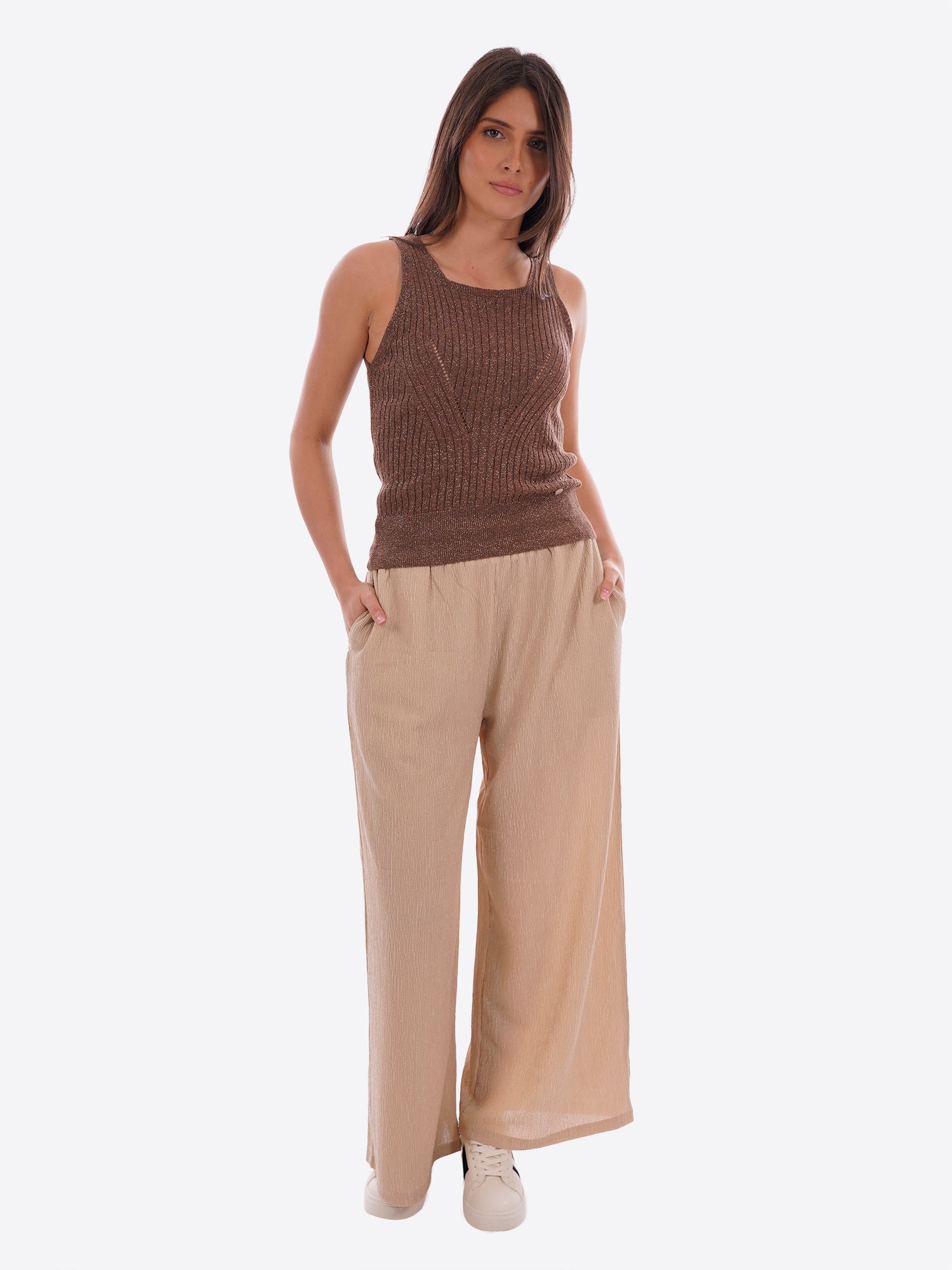 Canotta GL FOR HER da Donna - GLD604BROWN