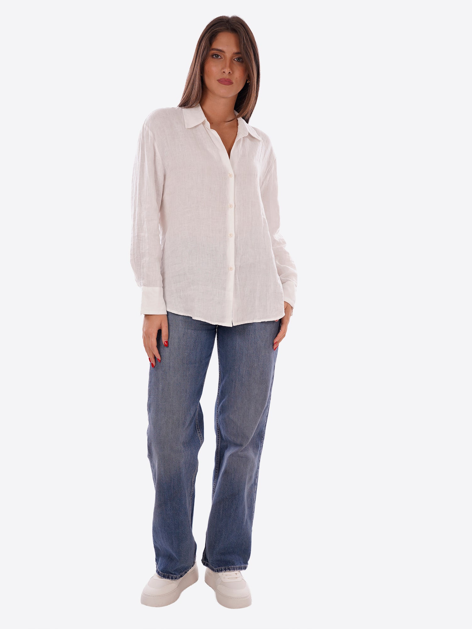 Camicia GL FOR HER da Donna - bianco GLD7003ZYWHT