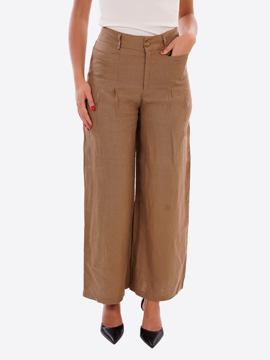Pantalone GL FOR HER da Donna - GLD7006ZYLBROWN
