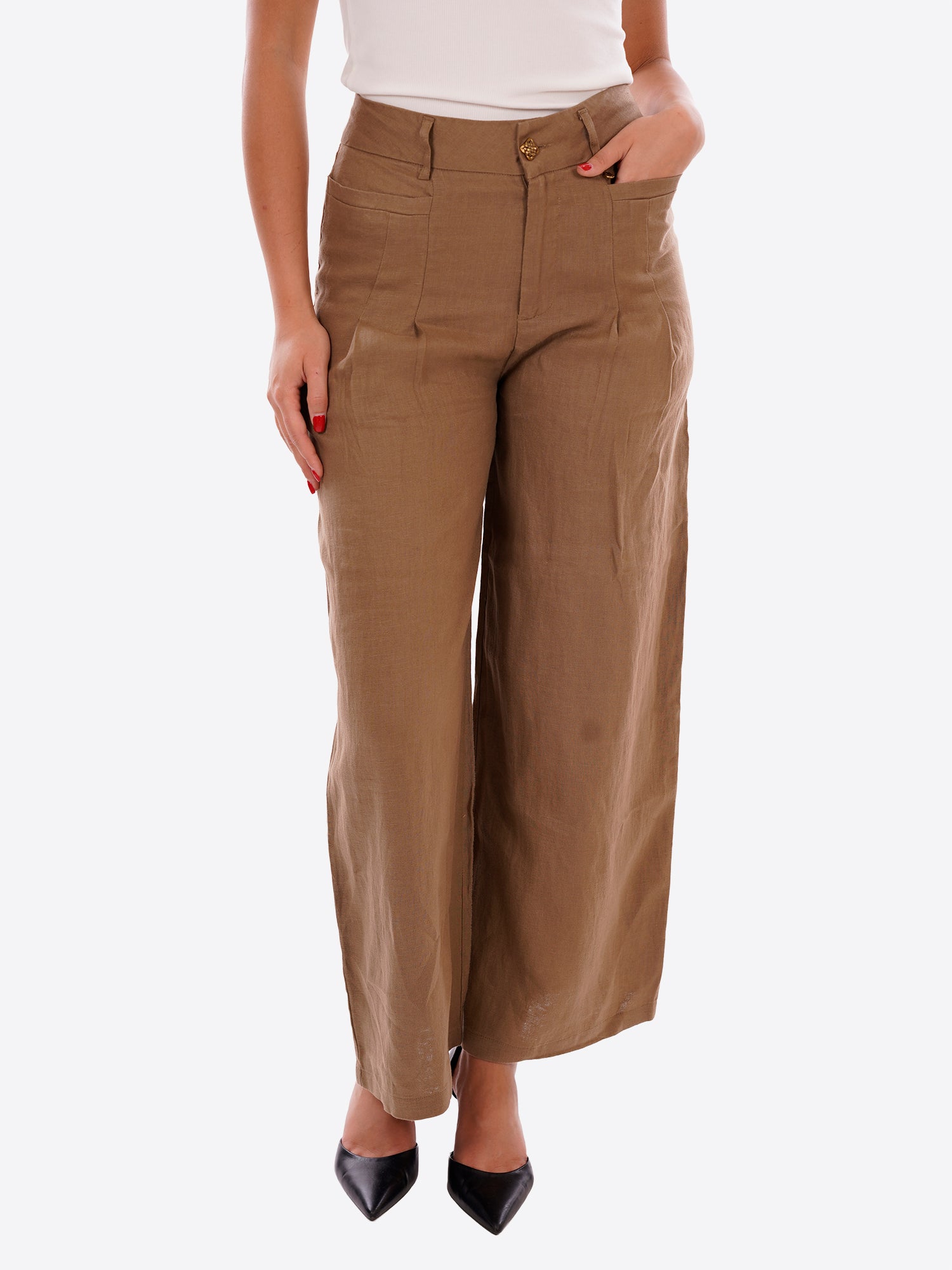 Pantalone GL FOR HER da Donna - GLD7006ZYLBROWN