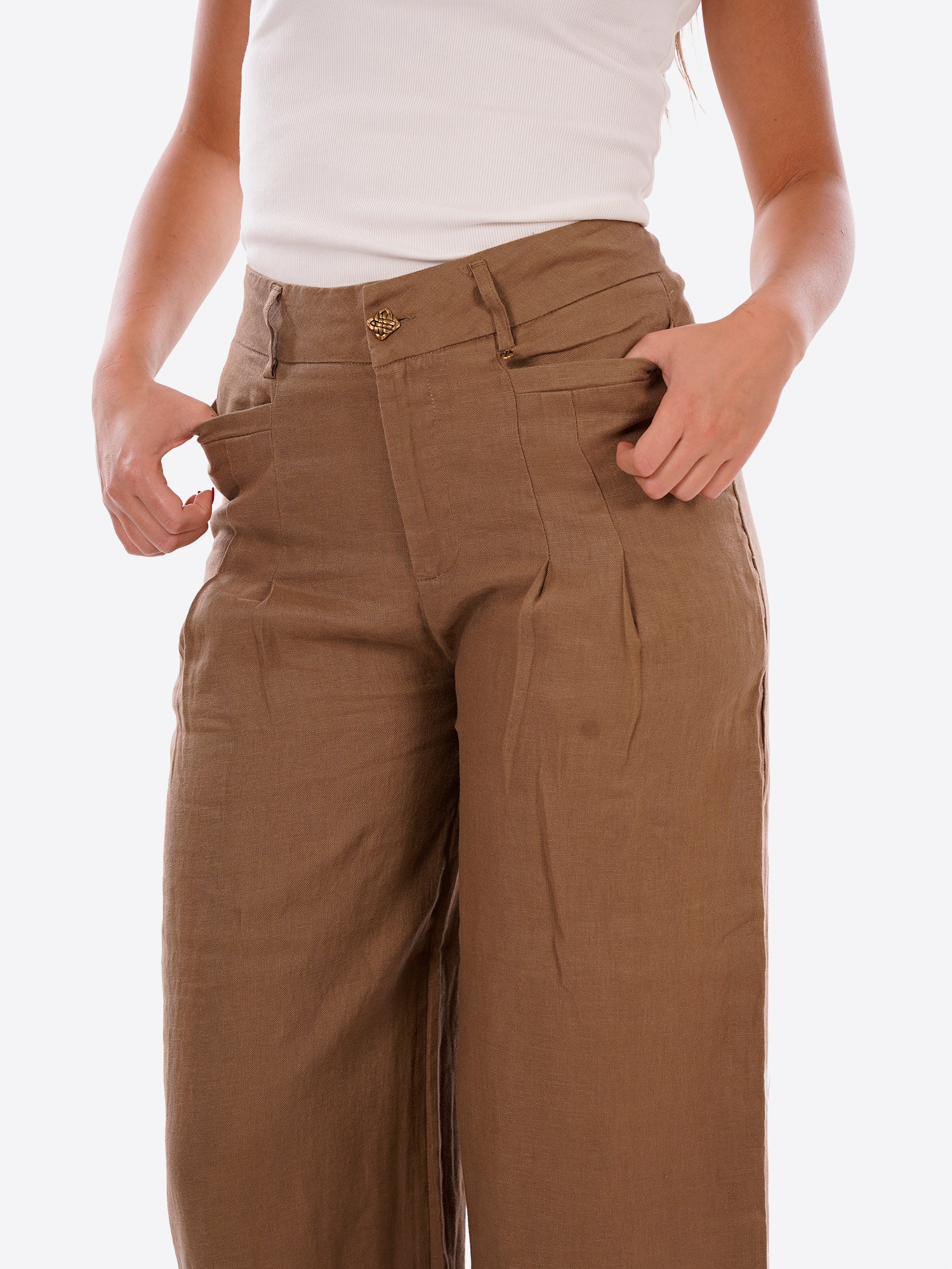 Pantalone GL FOR HER da Donna - GLD7006ZYLBROWN
