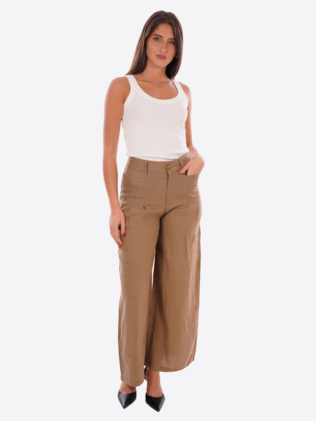 Pantalone GL FOR HER da Donna - GLD7006ZYLBROWN