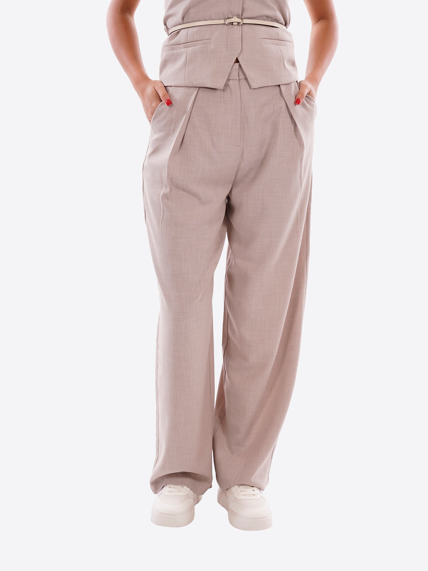 Pantalone GL FOR HER da Donna - beige GLD7019ZYBEIGE