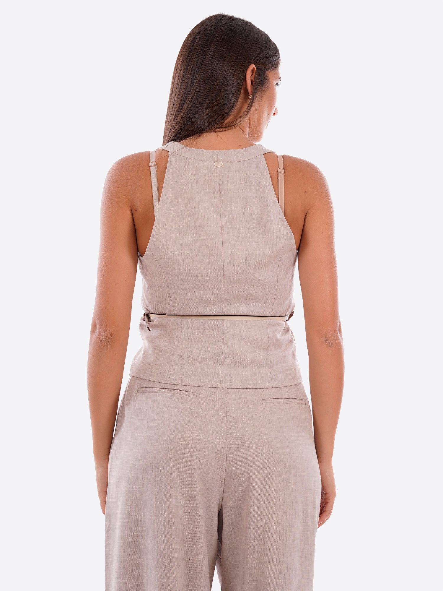 Gilet GL FOR HER da Donna - beige GLD7020ZYBEIGE